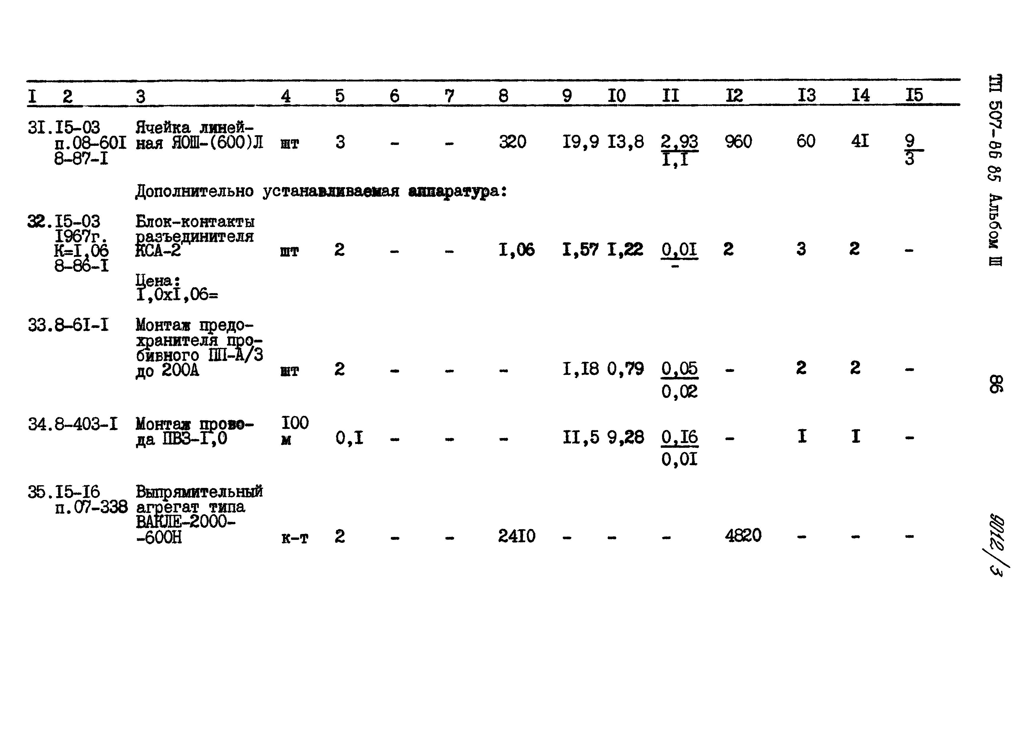 Типовой проект 507-86.85