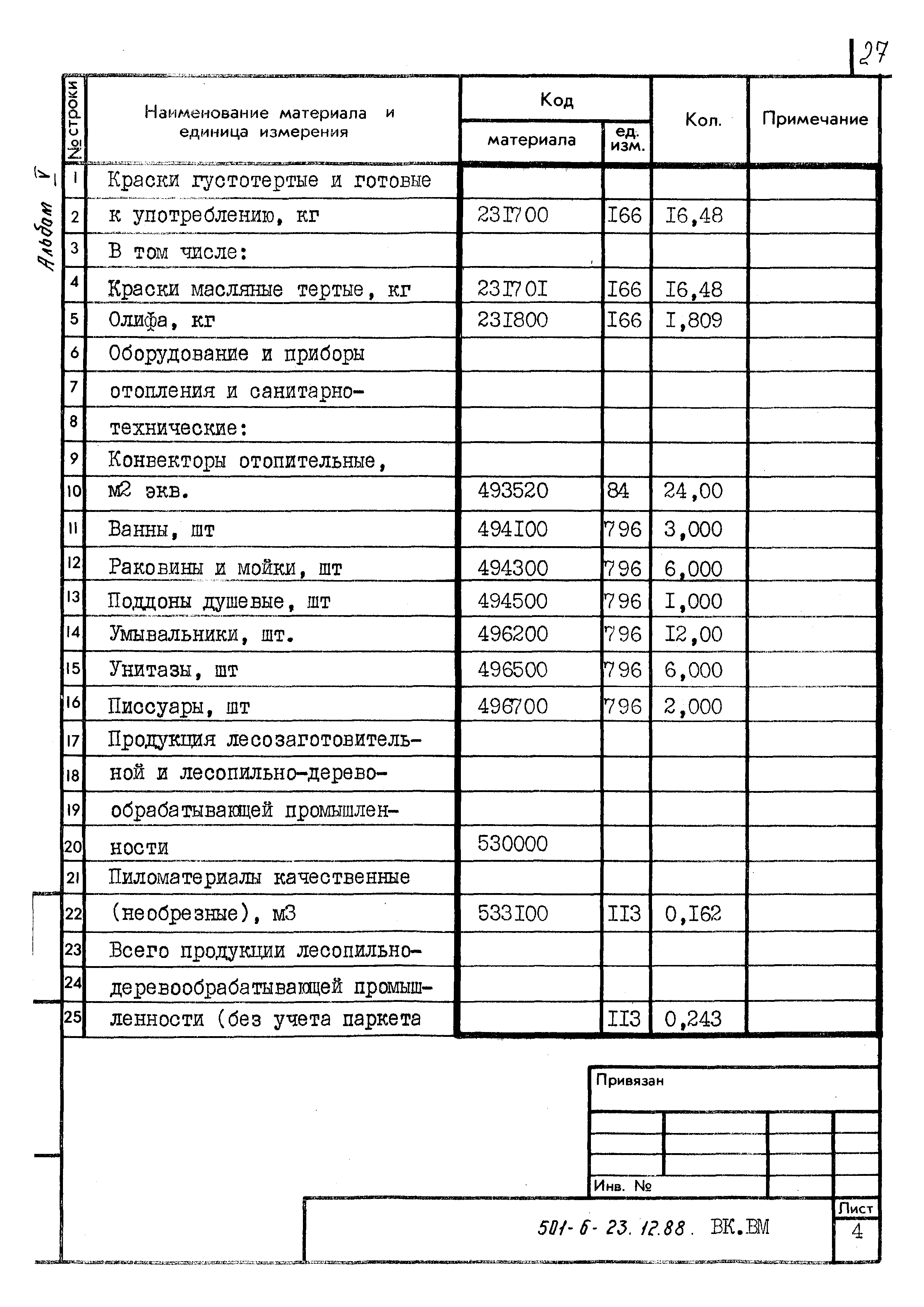 Типовой проект 501-6-23.12.88