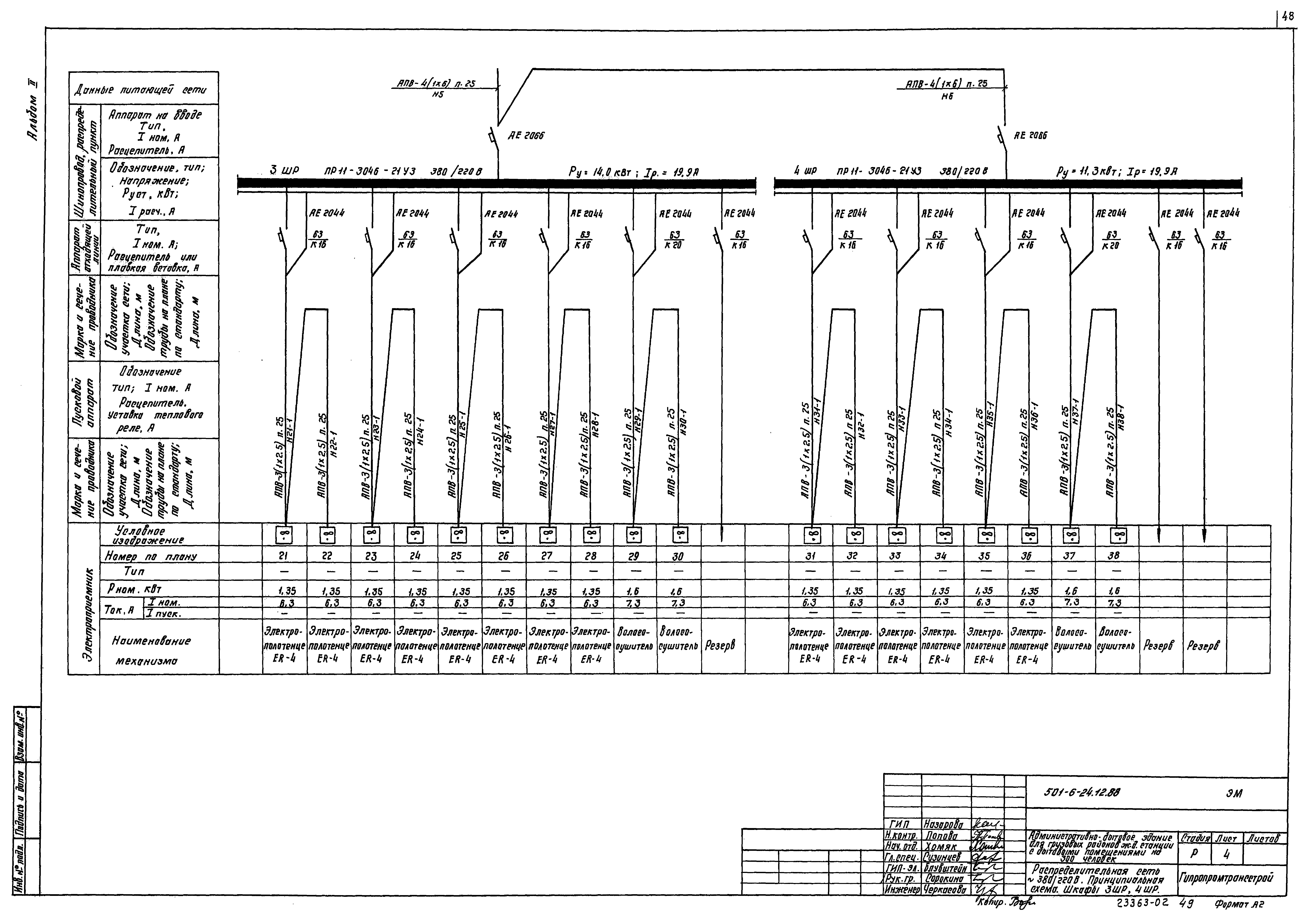 Типовой проект 501-6-24.12.88