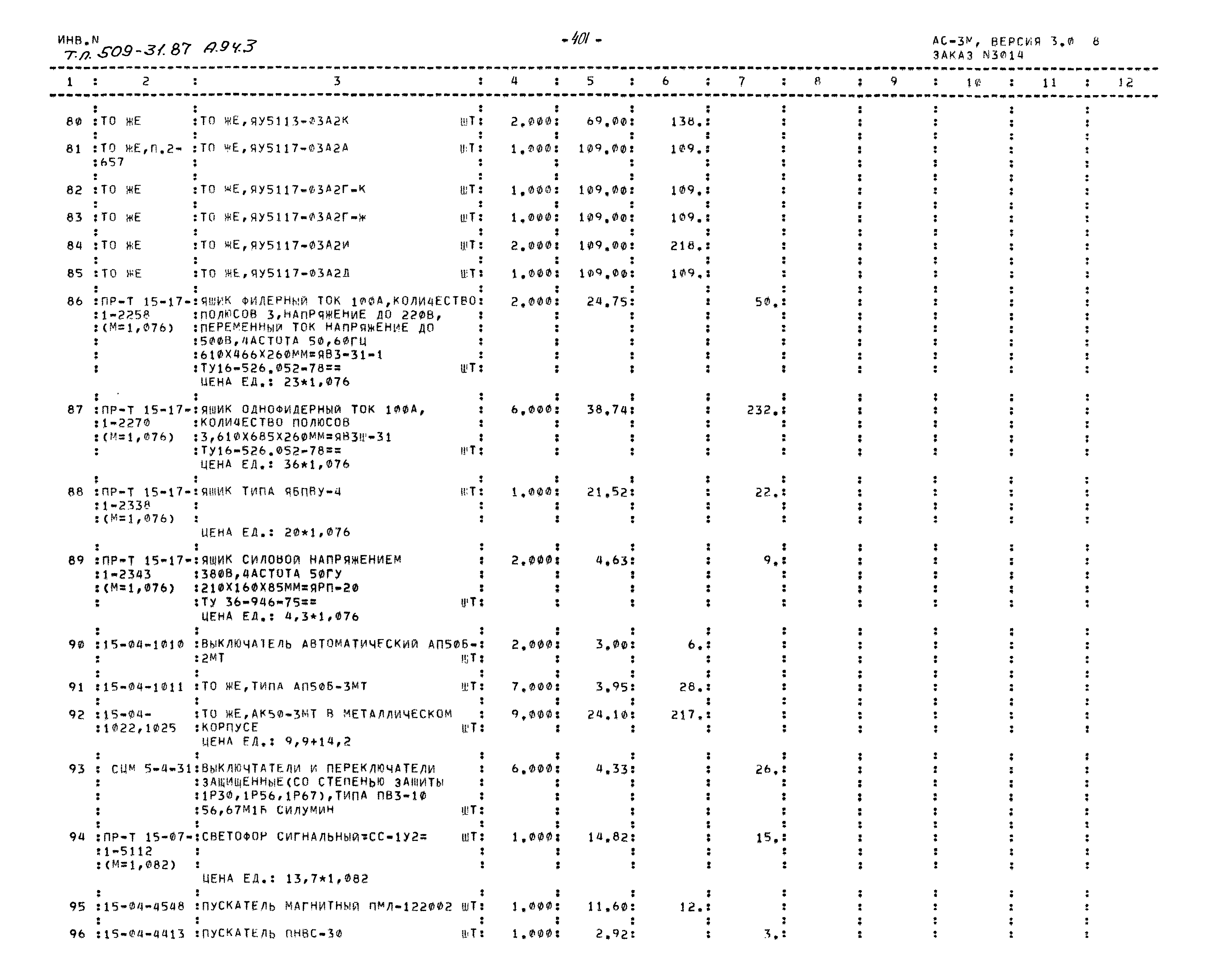 Типовой проект 509-31.87