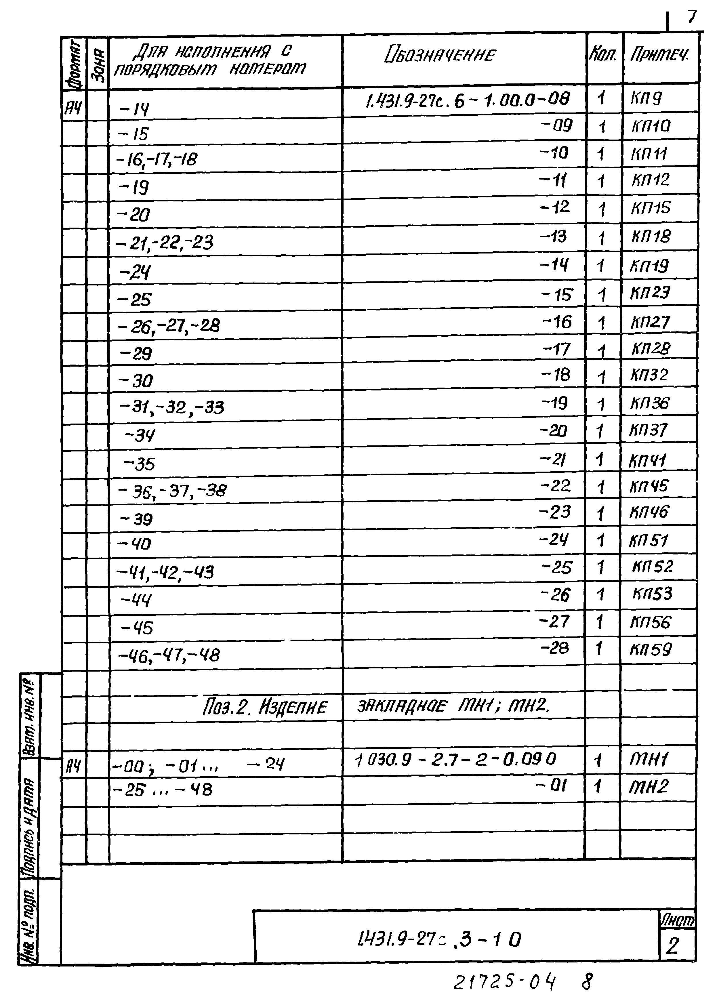 Серия 1.431.9-27с