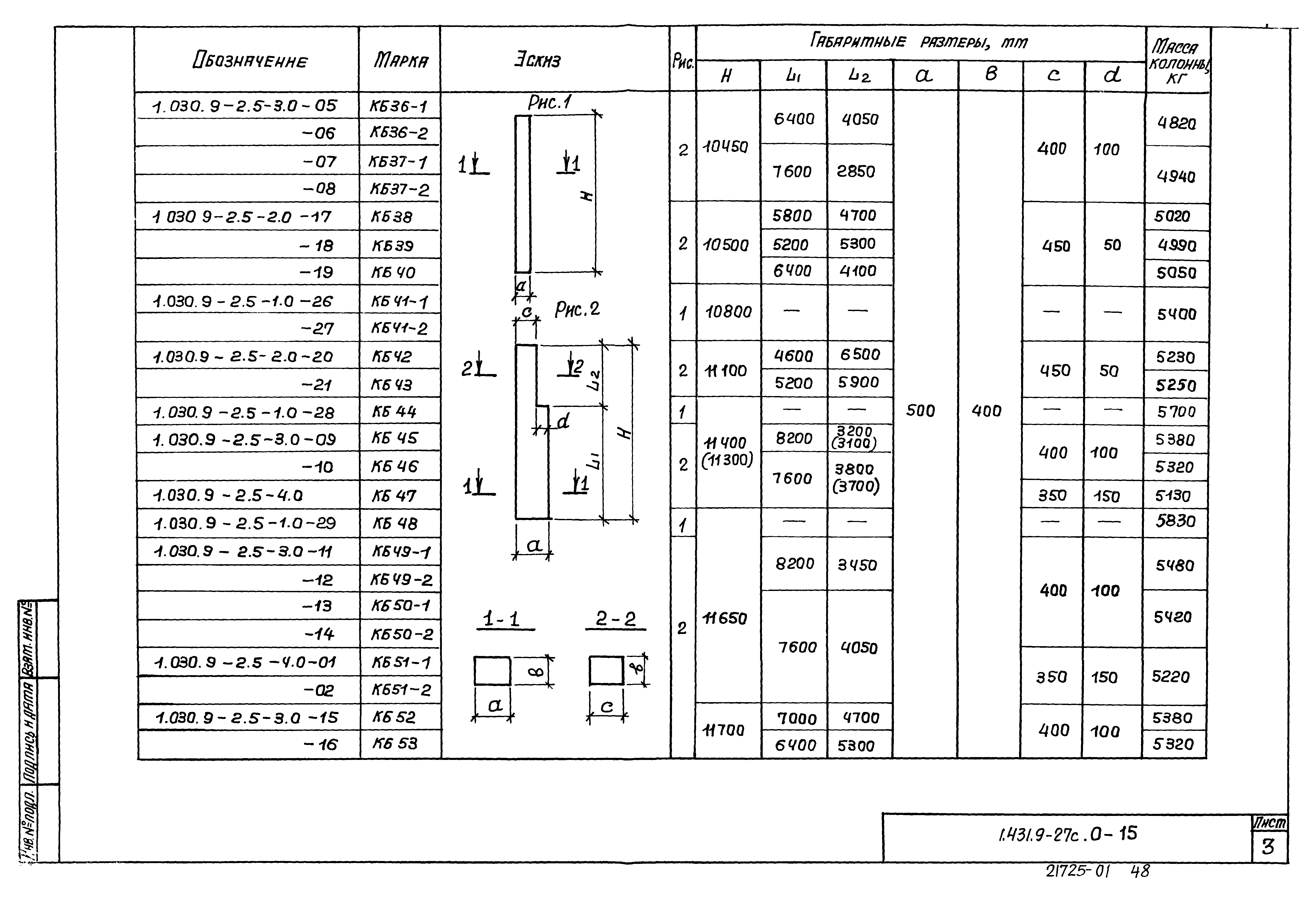 Серия 1.431.9-27с