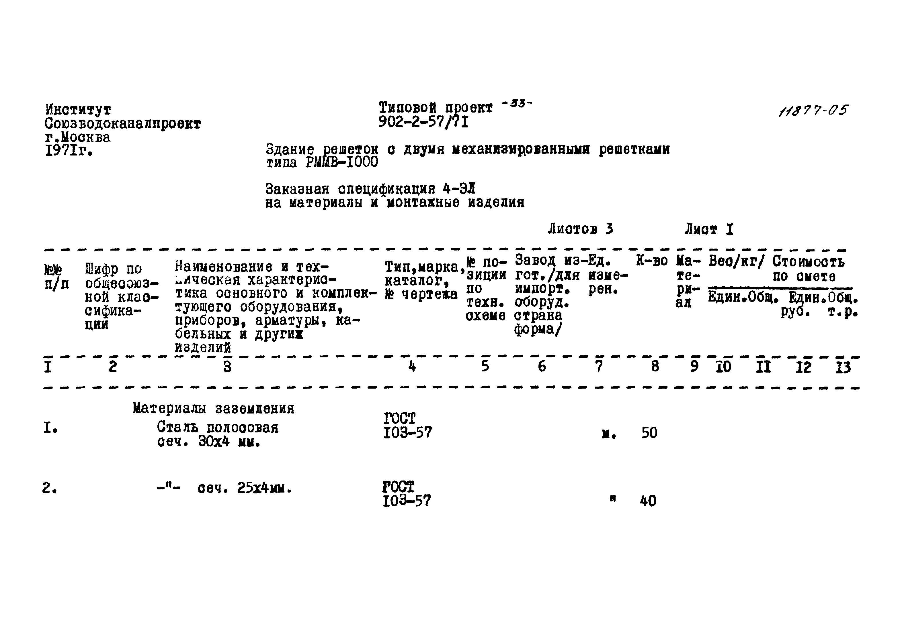 Типовой проект 902-2-57/71