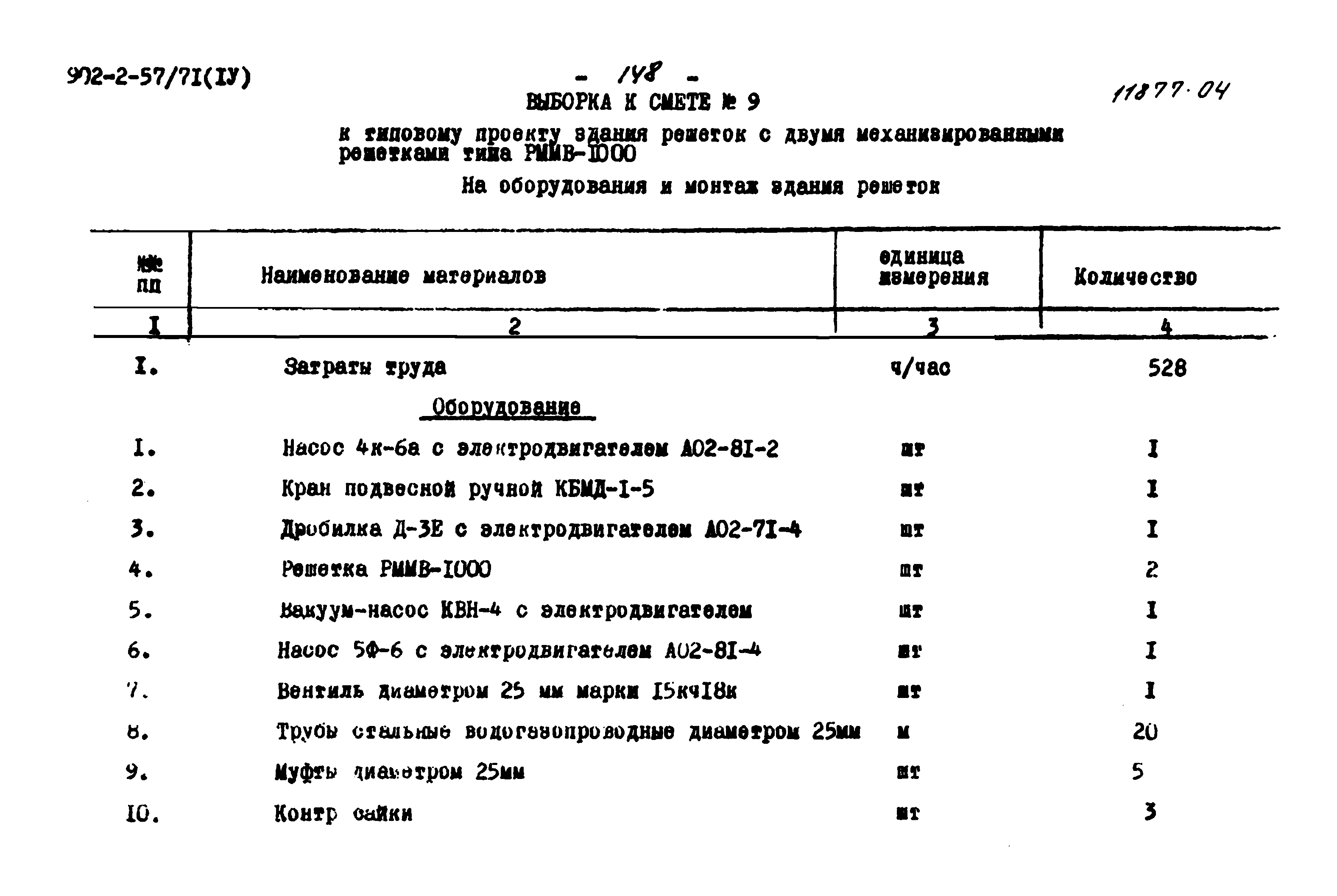 Типовой проект 902-2-57/71