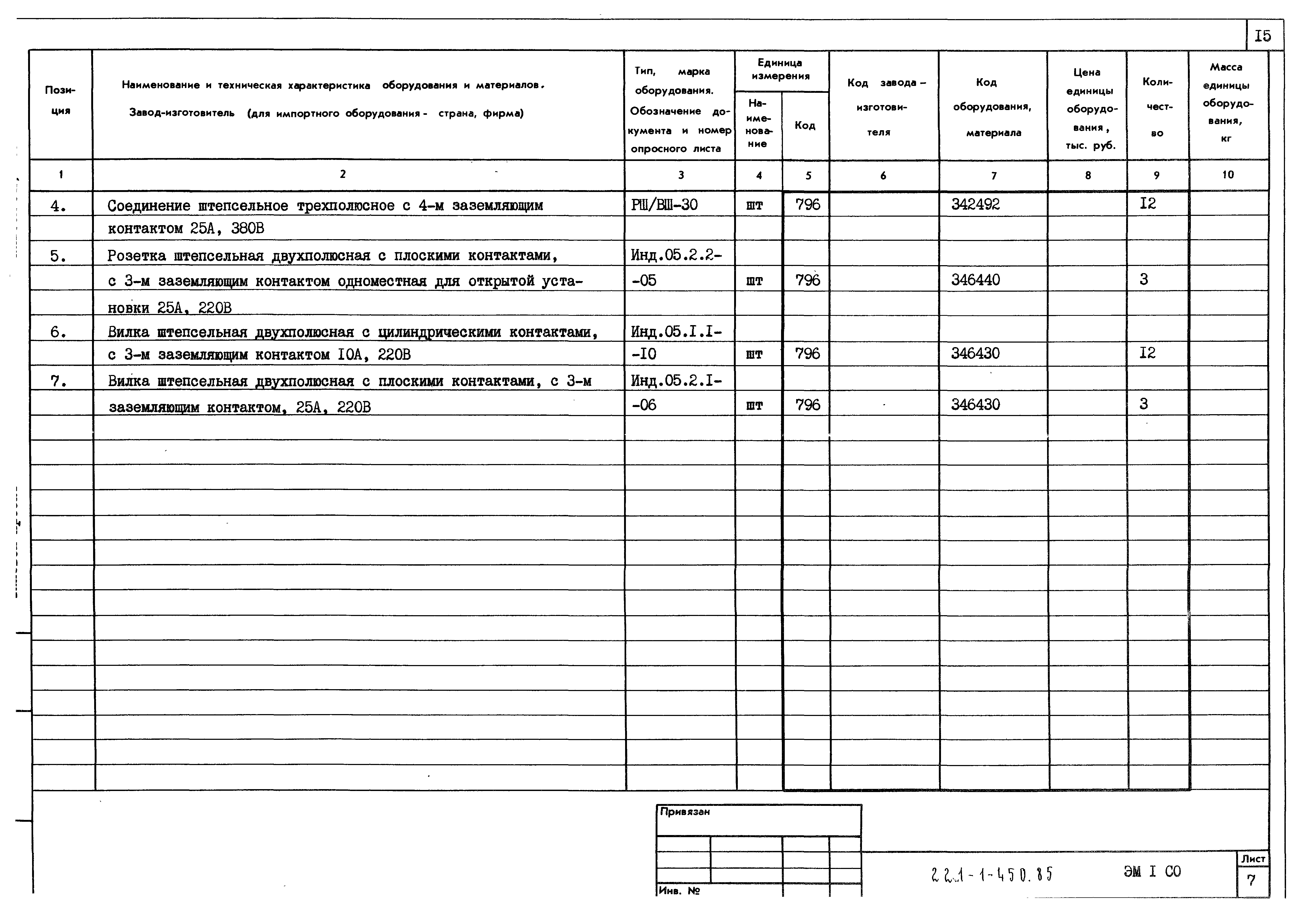 Типовой проект 221-1-450.85