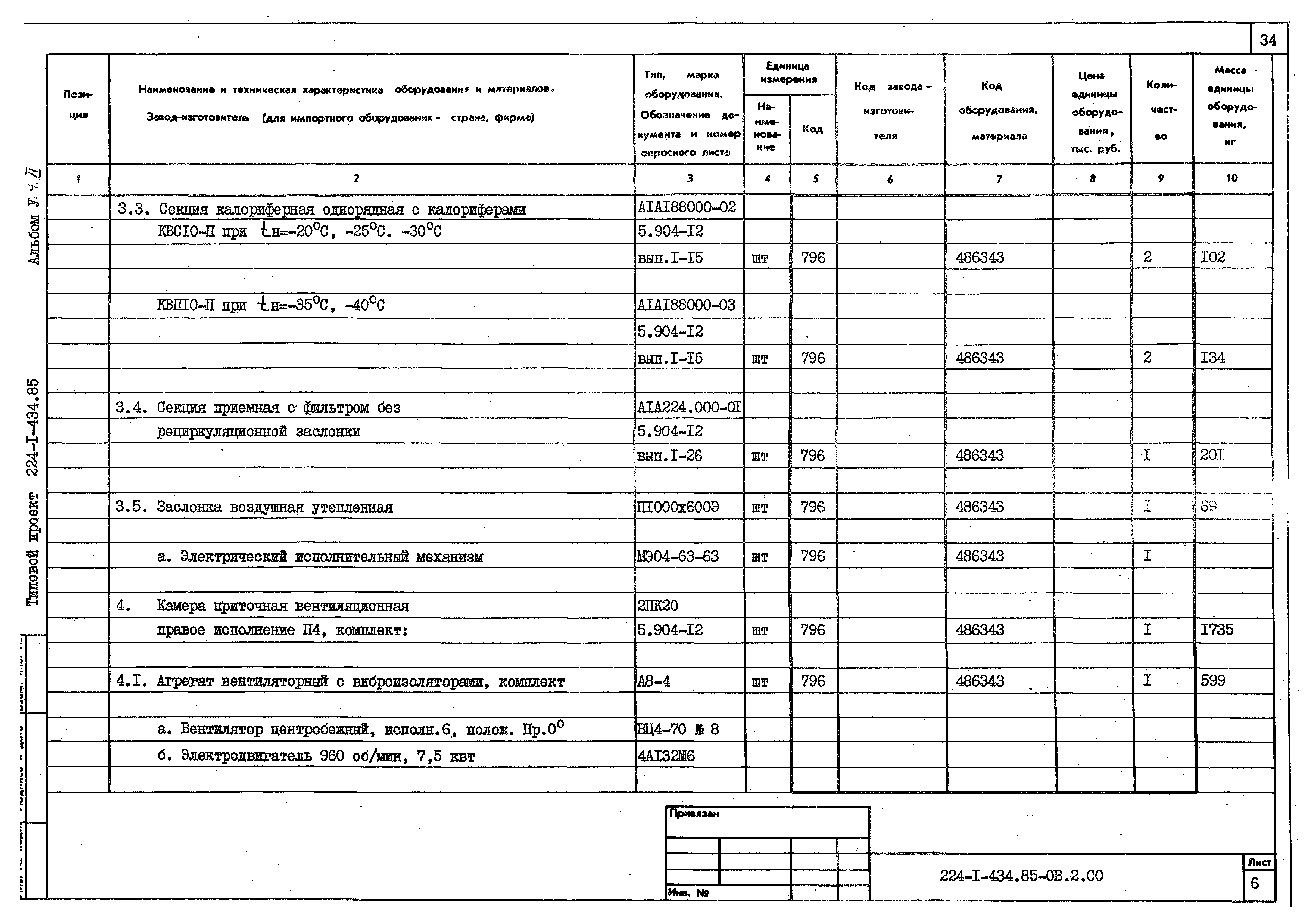 Типовой проект 224-1-434.85