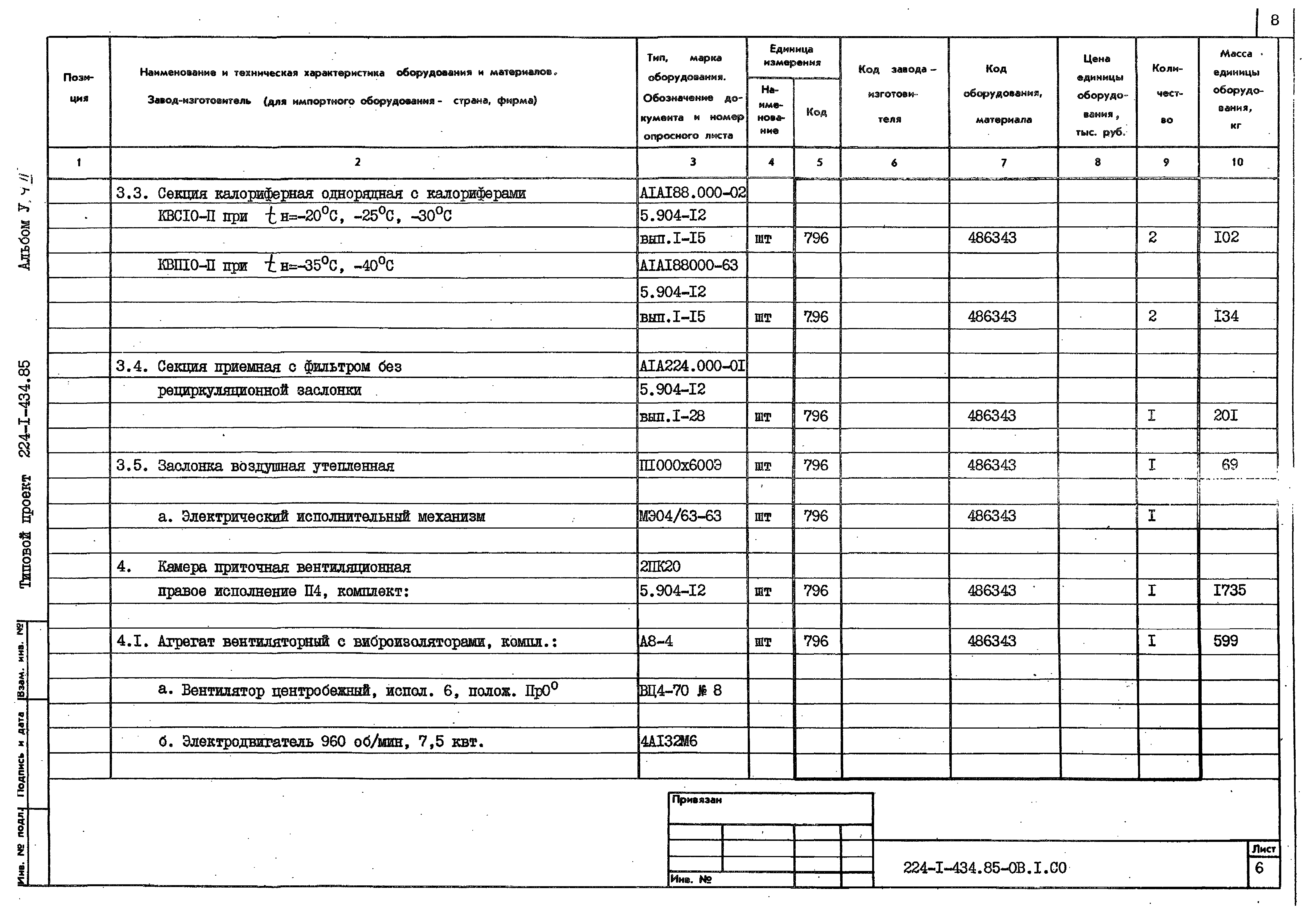 Типовой проект 224-1-434.85