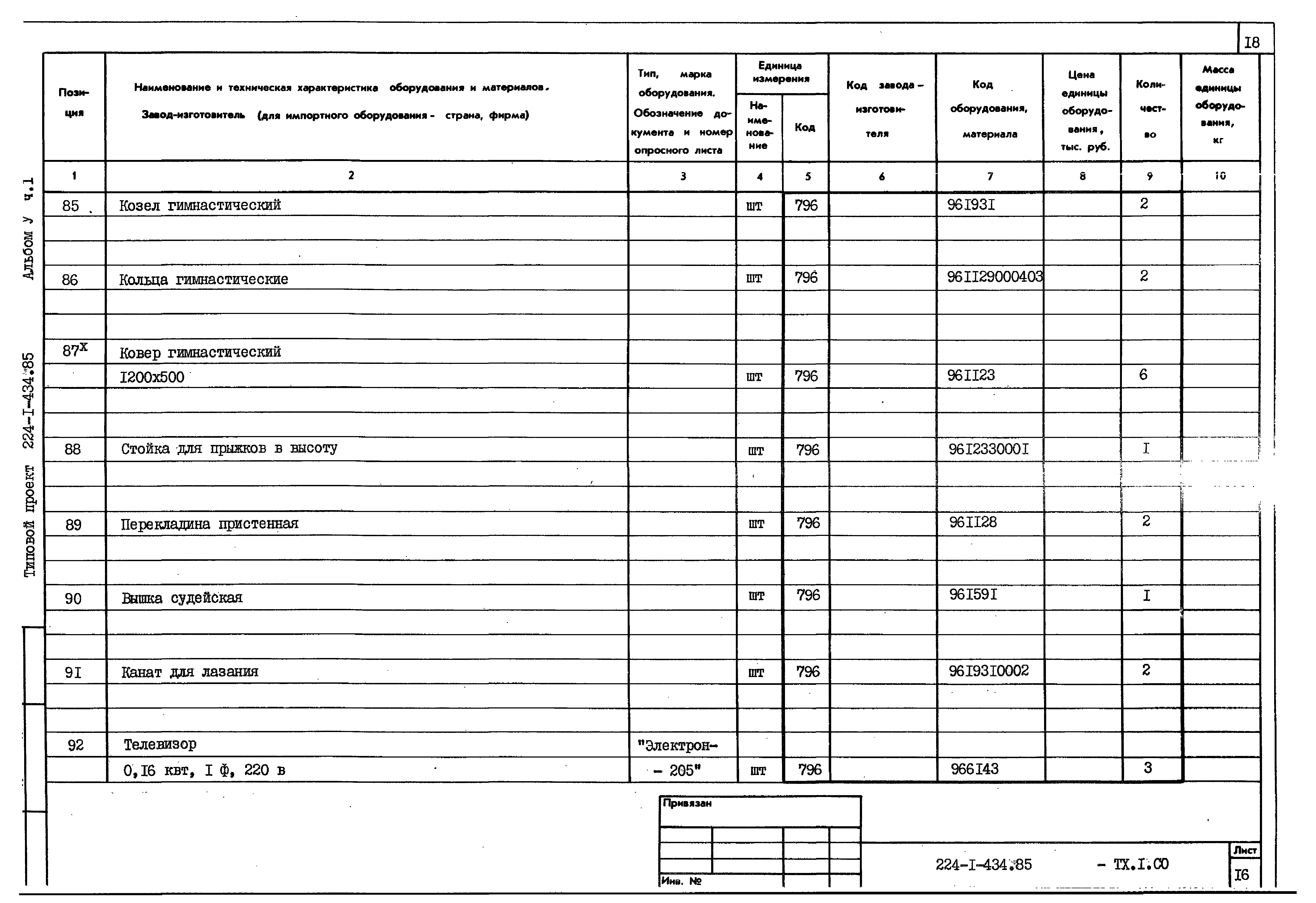 Типовой проект 224-1-434.85