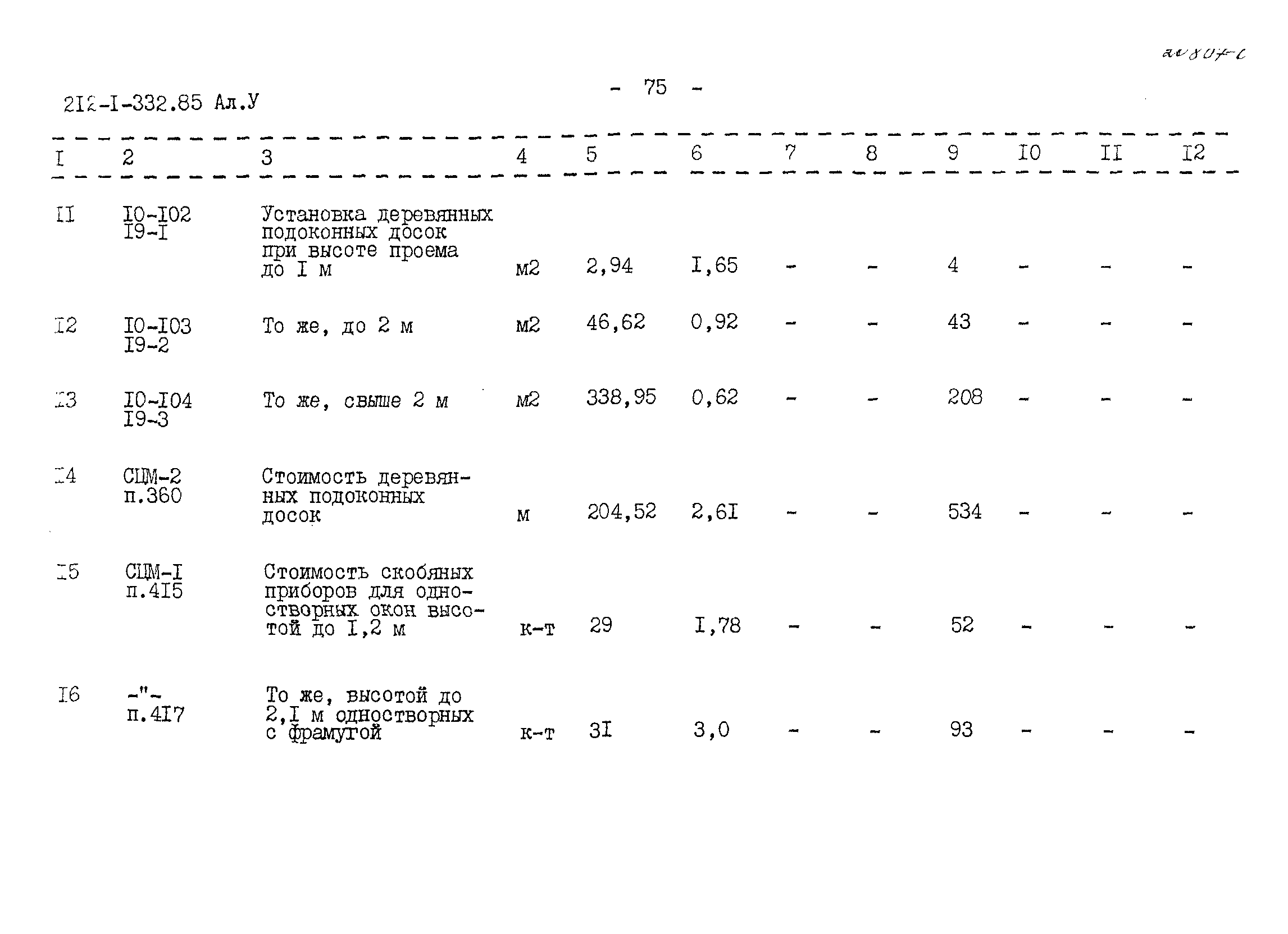 Типовой проект 212-1-332.85