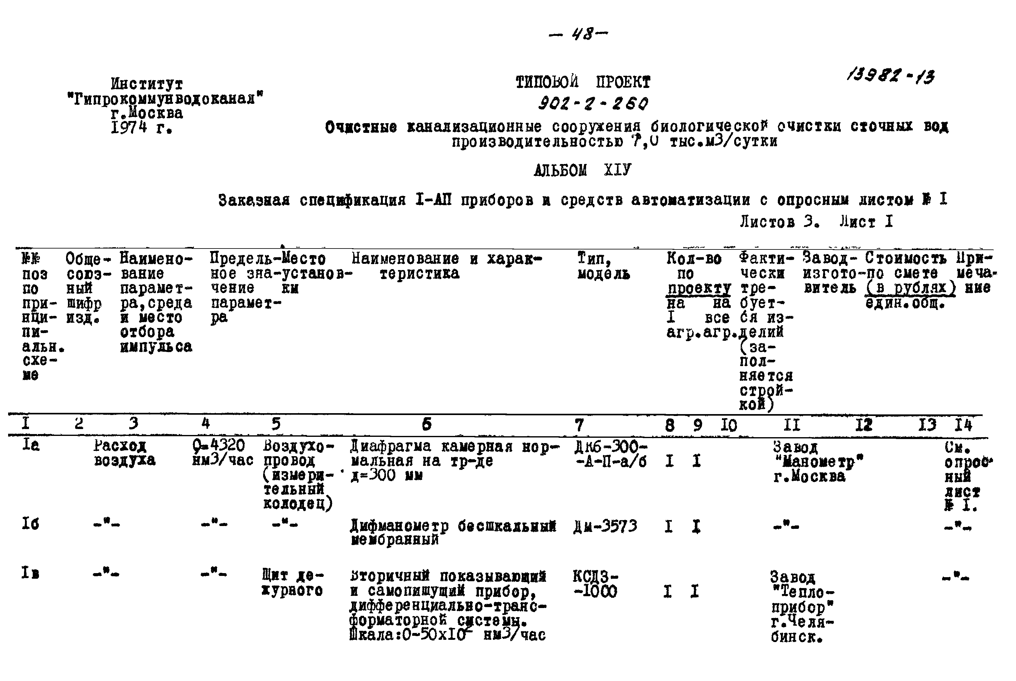 Типовой проект 902-2-260