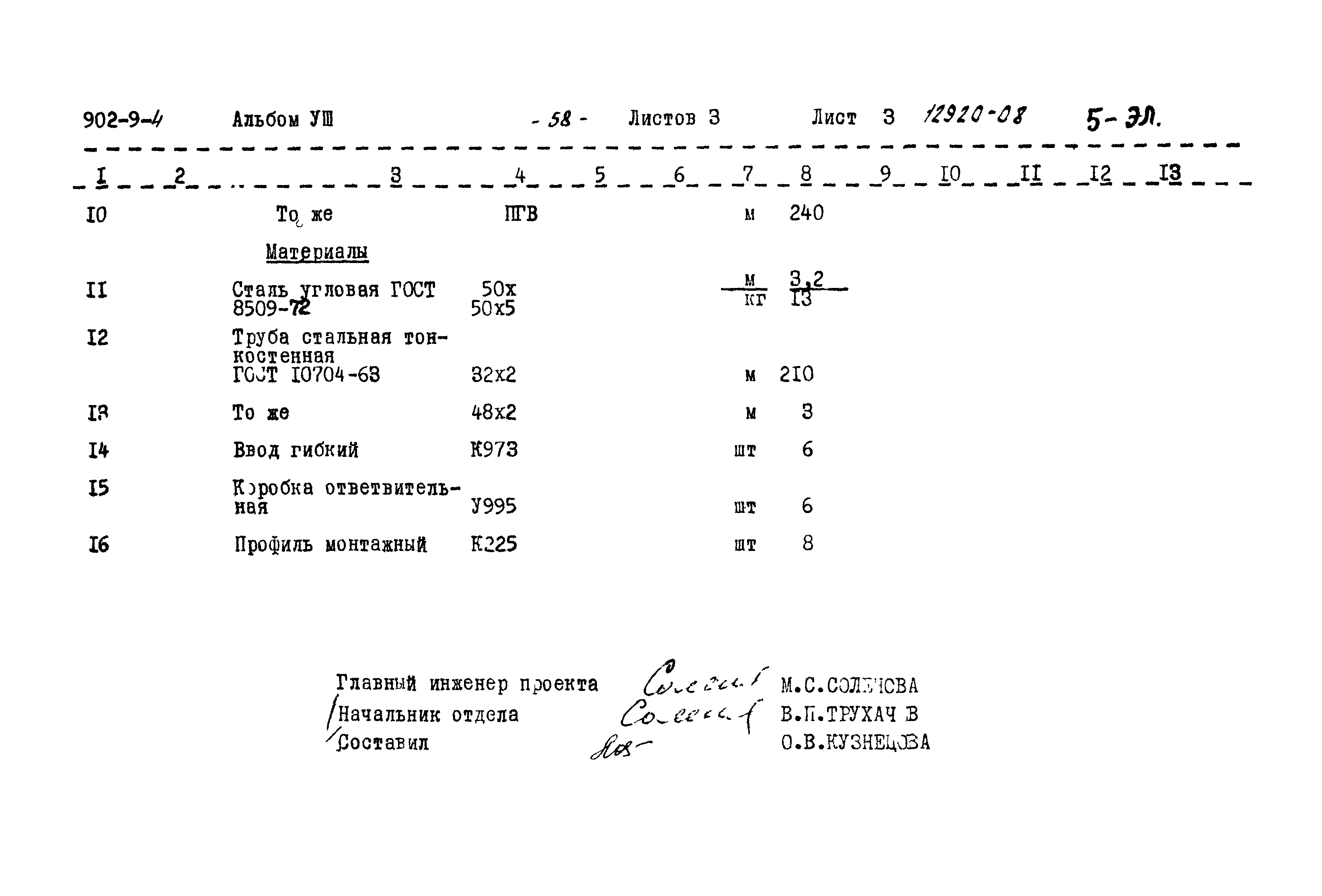 Типовой проект 902-9-4