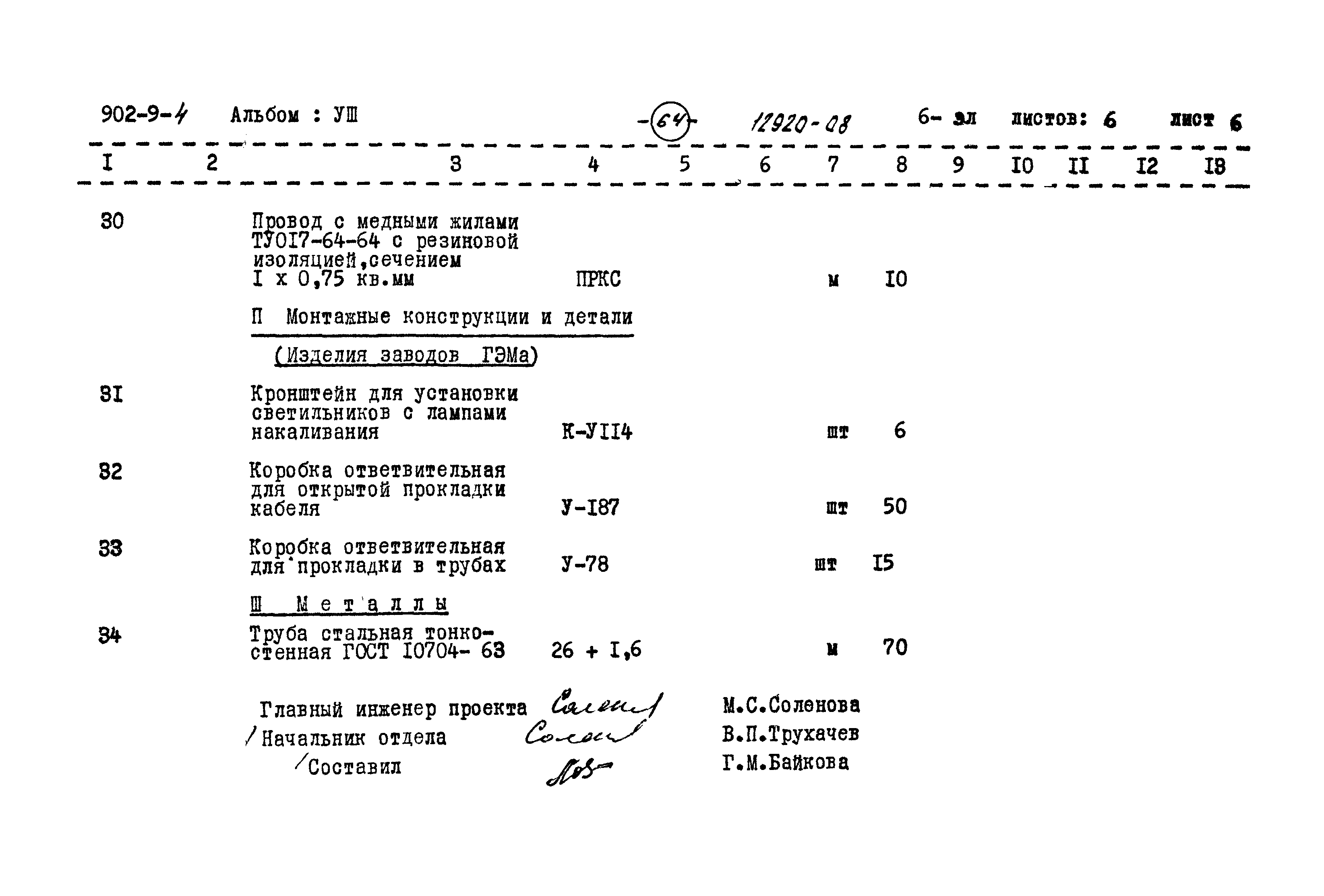 Типовой проект 902-9-4