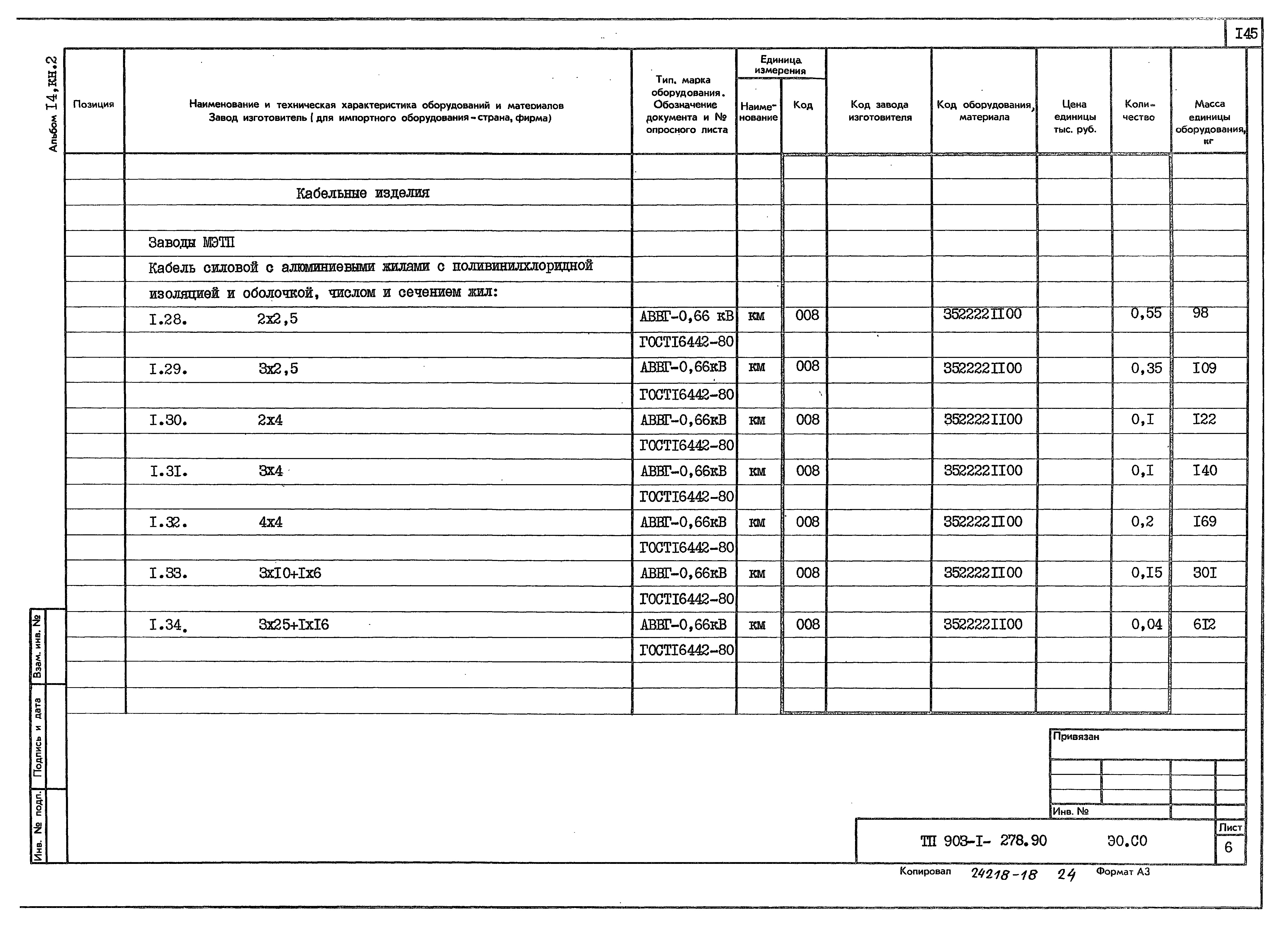 Типовой проект 903-1-279.90