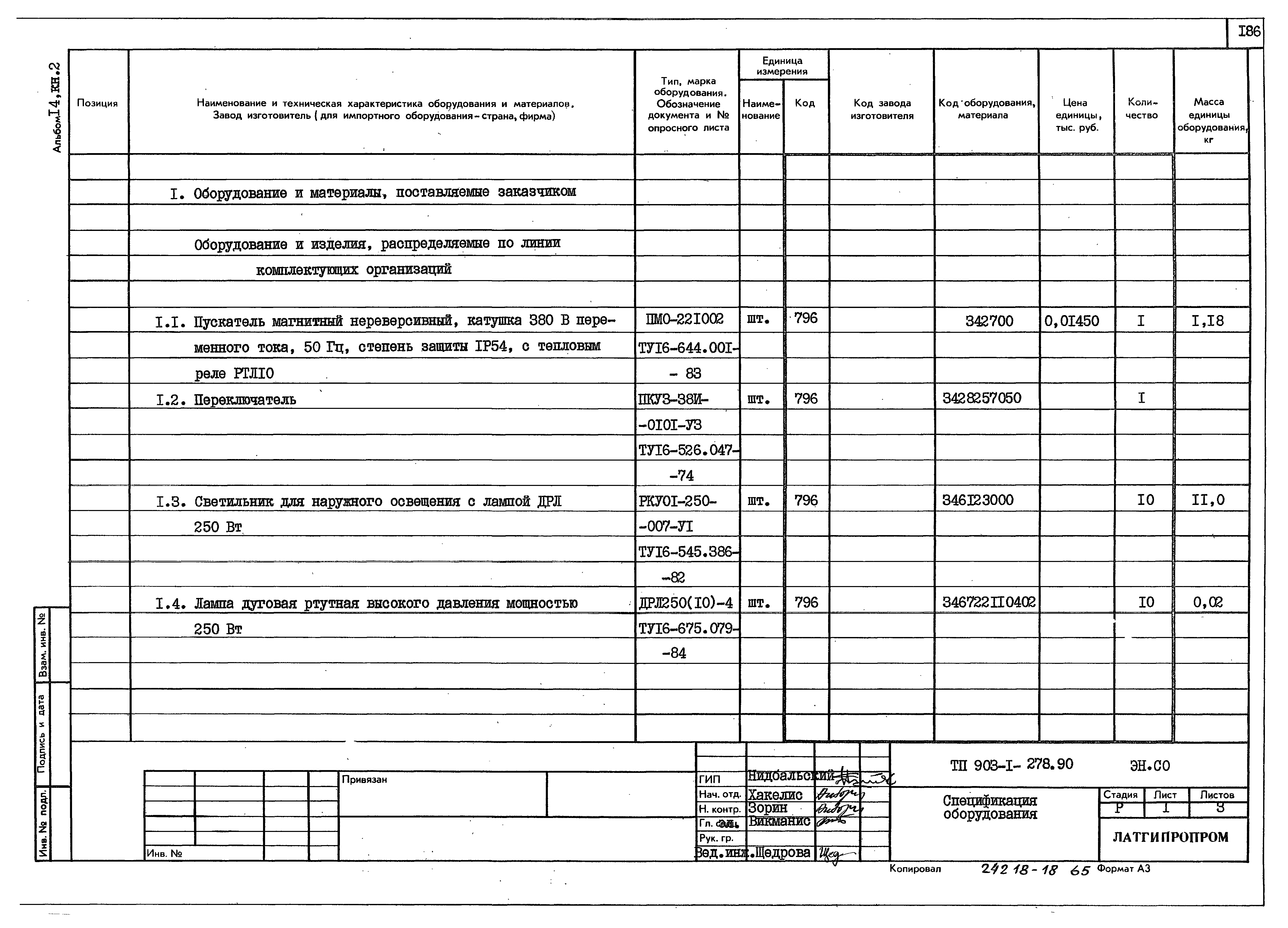 Типовой проект 903-1-279.90