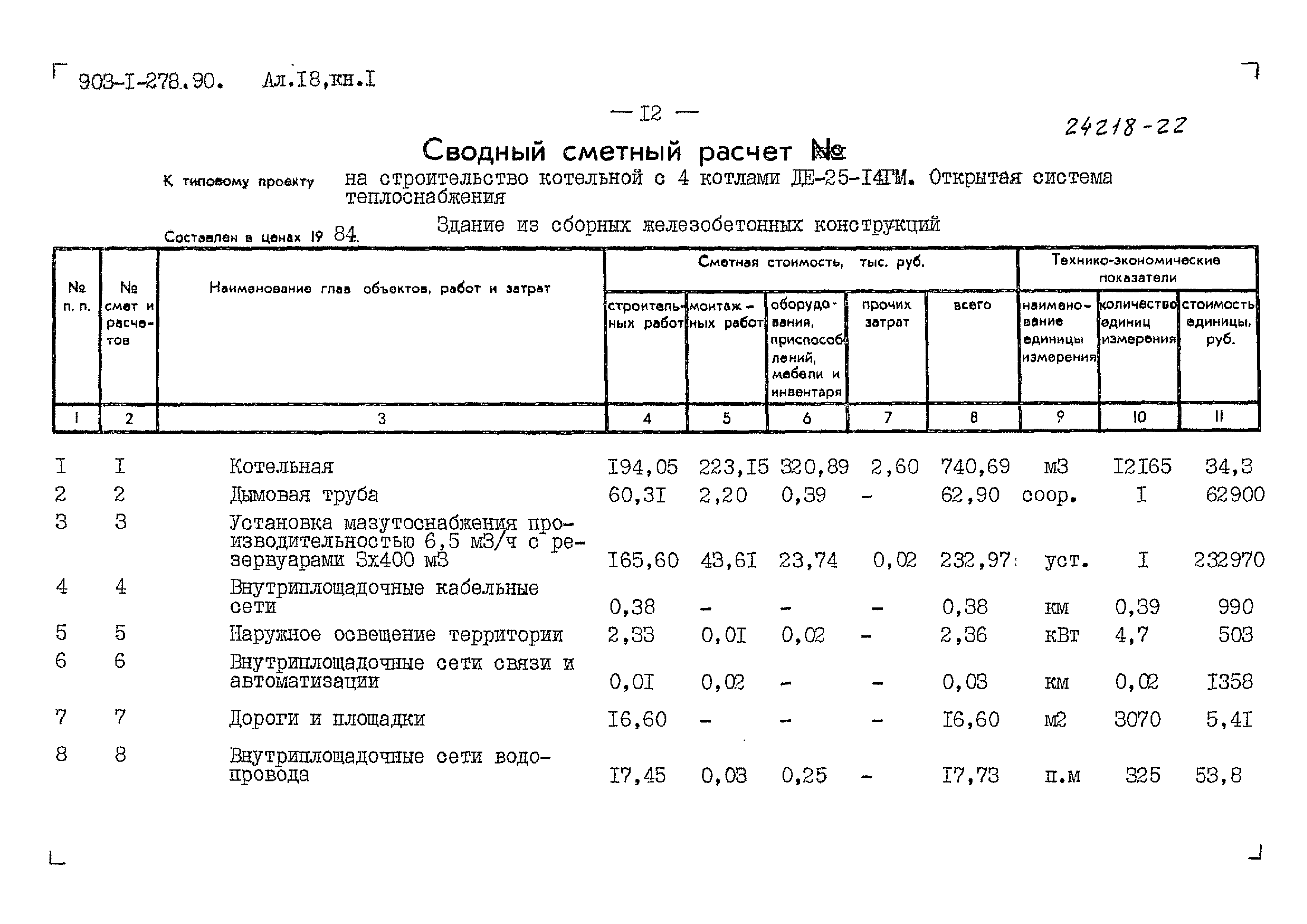 Типовой проект 903-1-278.90