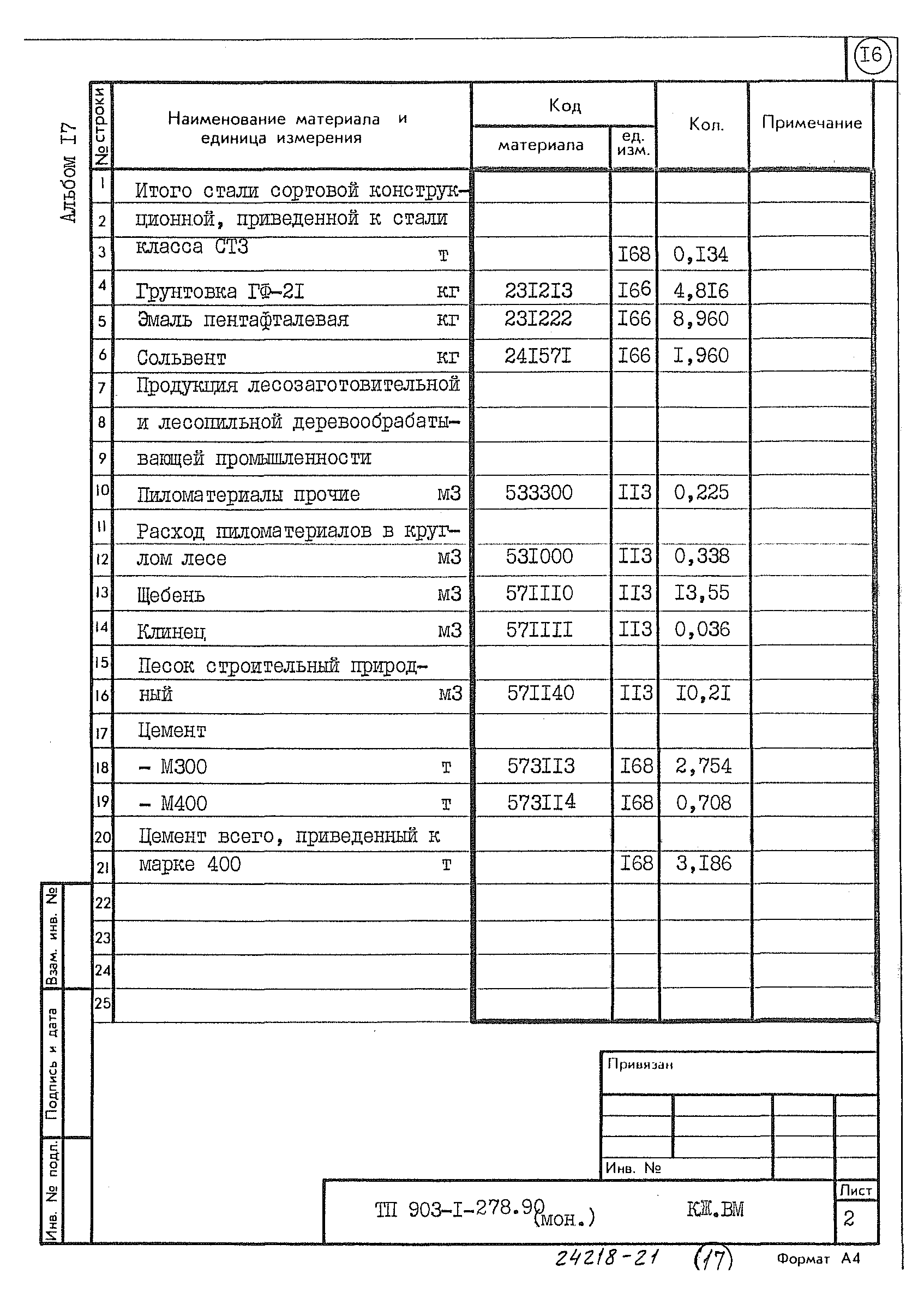 Типовой проект 903-1-278.90