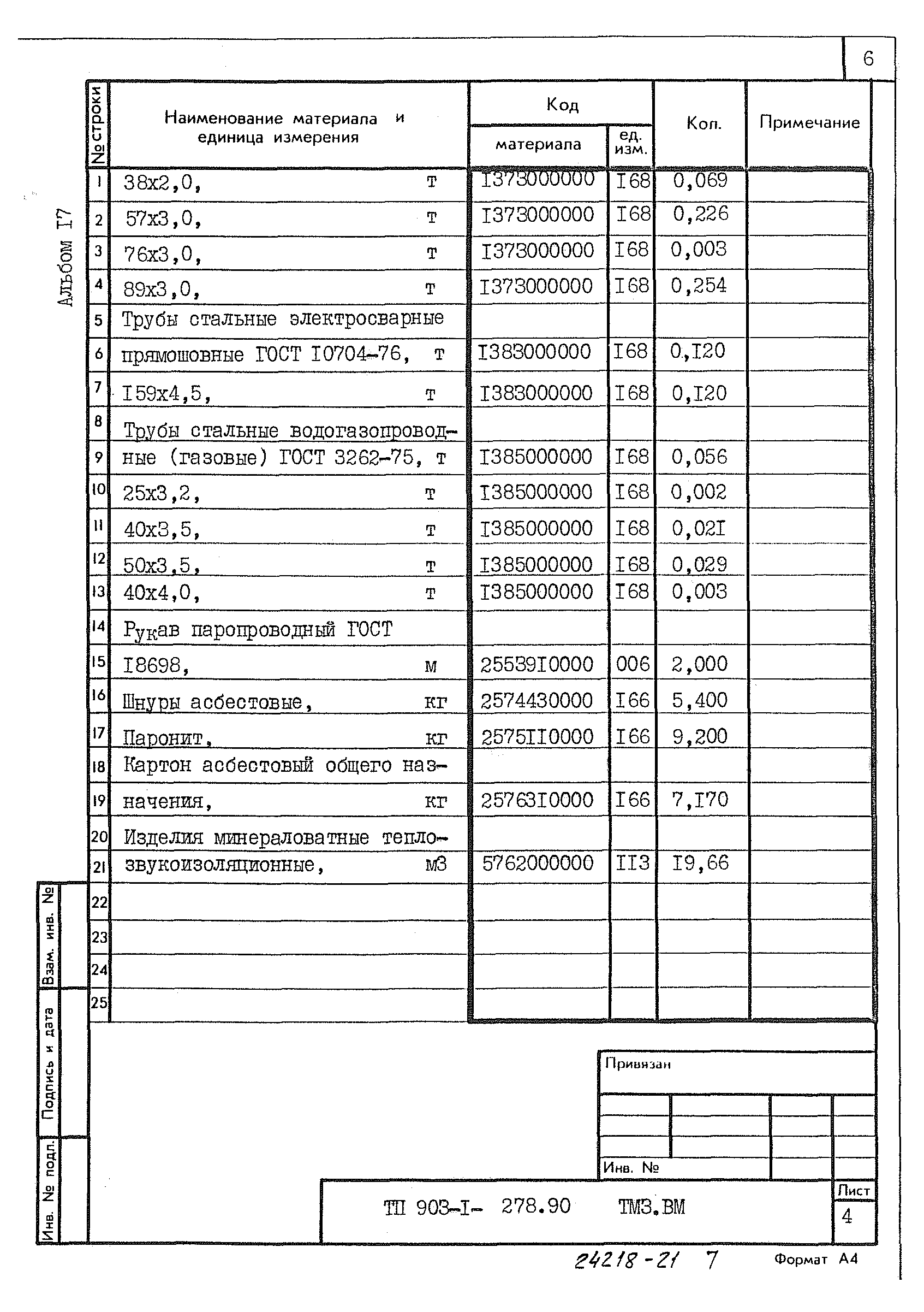 Типовой проект 903-1-278.90