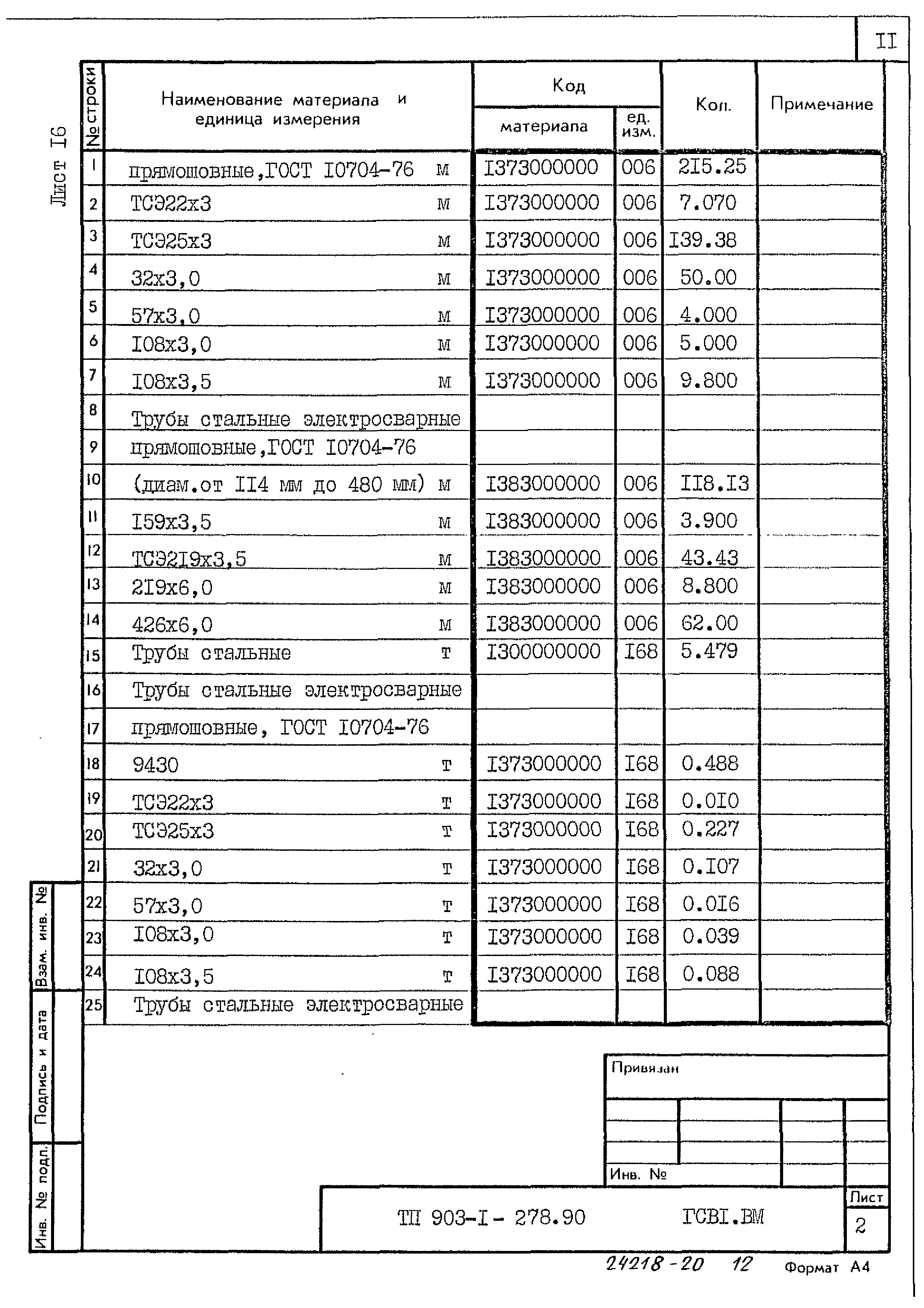 Типовой проект 903-1-278.90