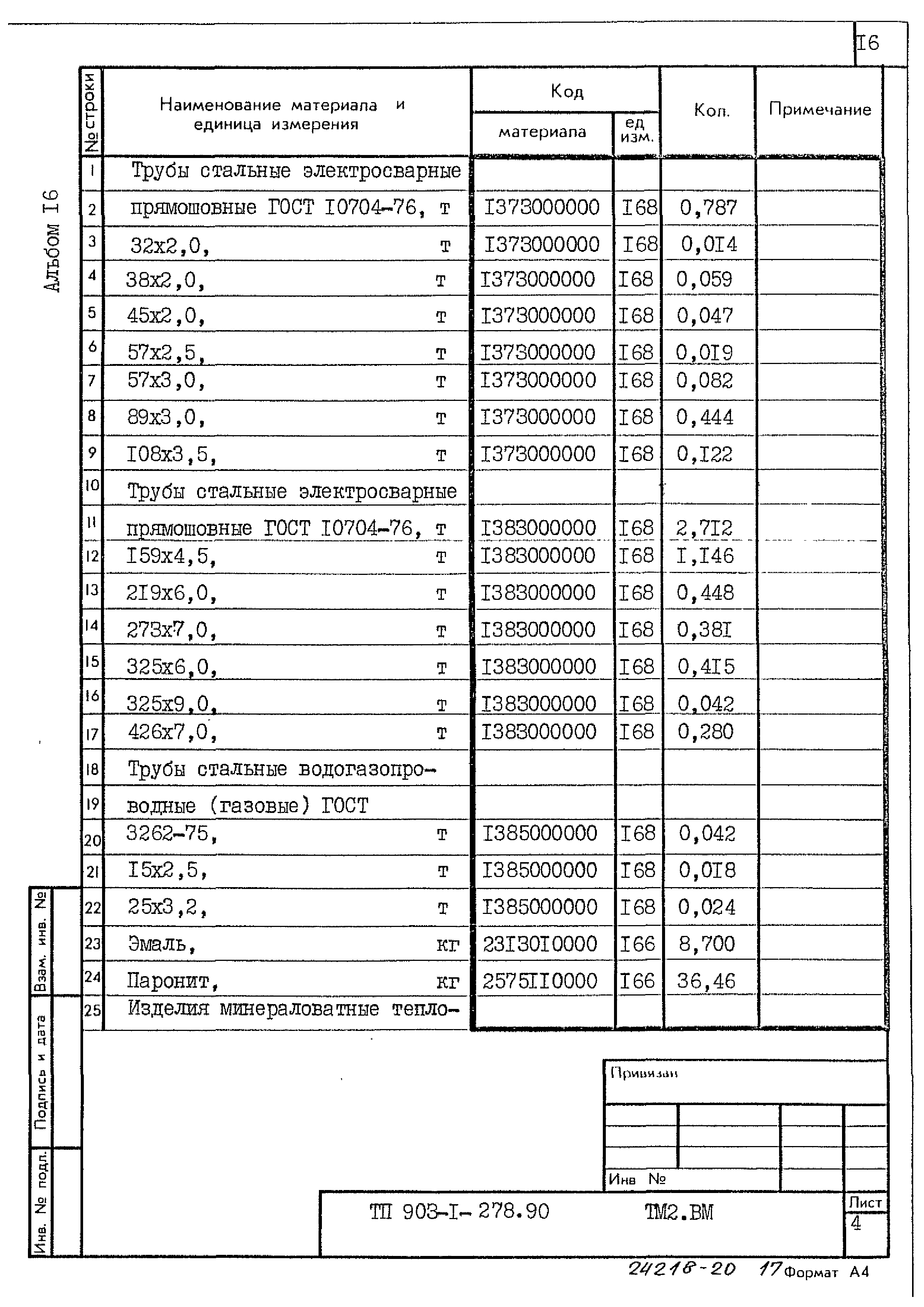 Типовой проект 903-1-278.90