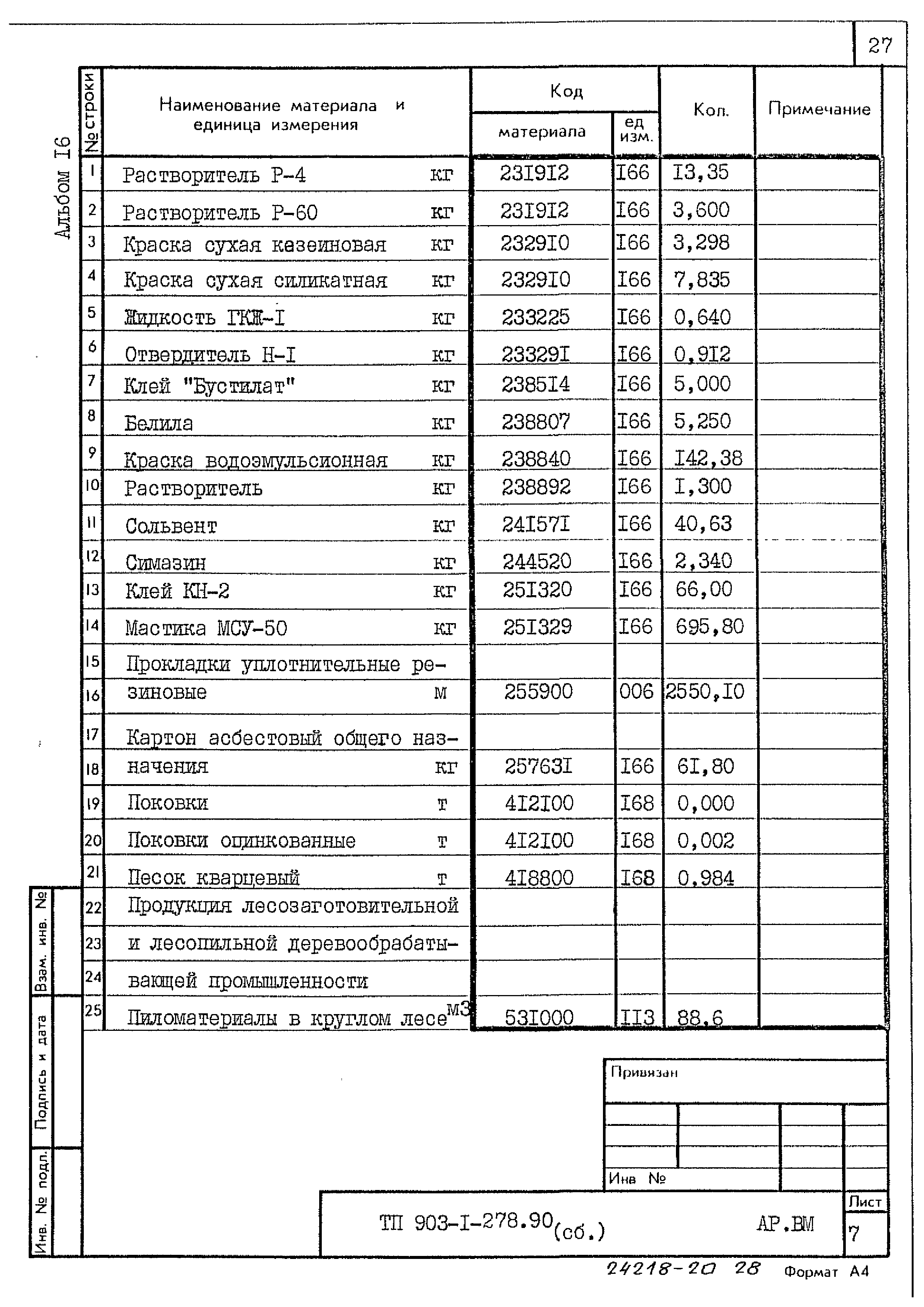 Типовой проект 903-1-278.90