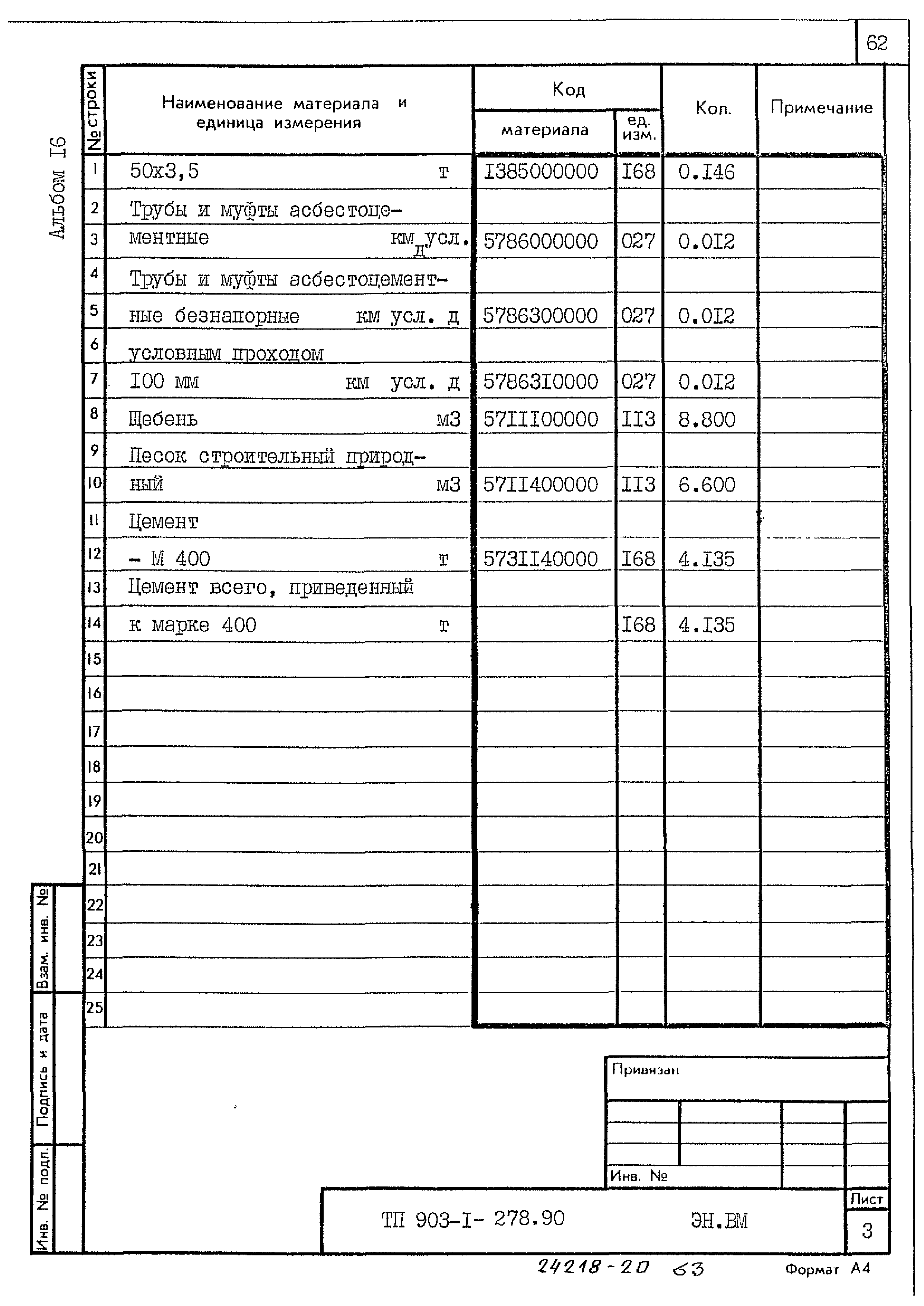 Типовой проект 903-1-278.90