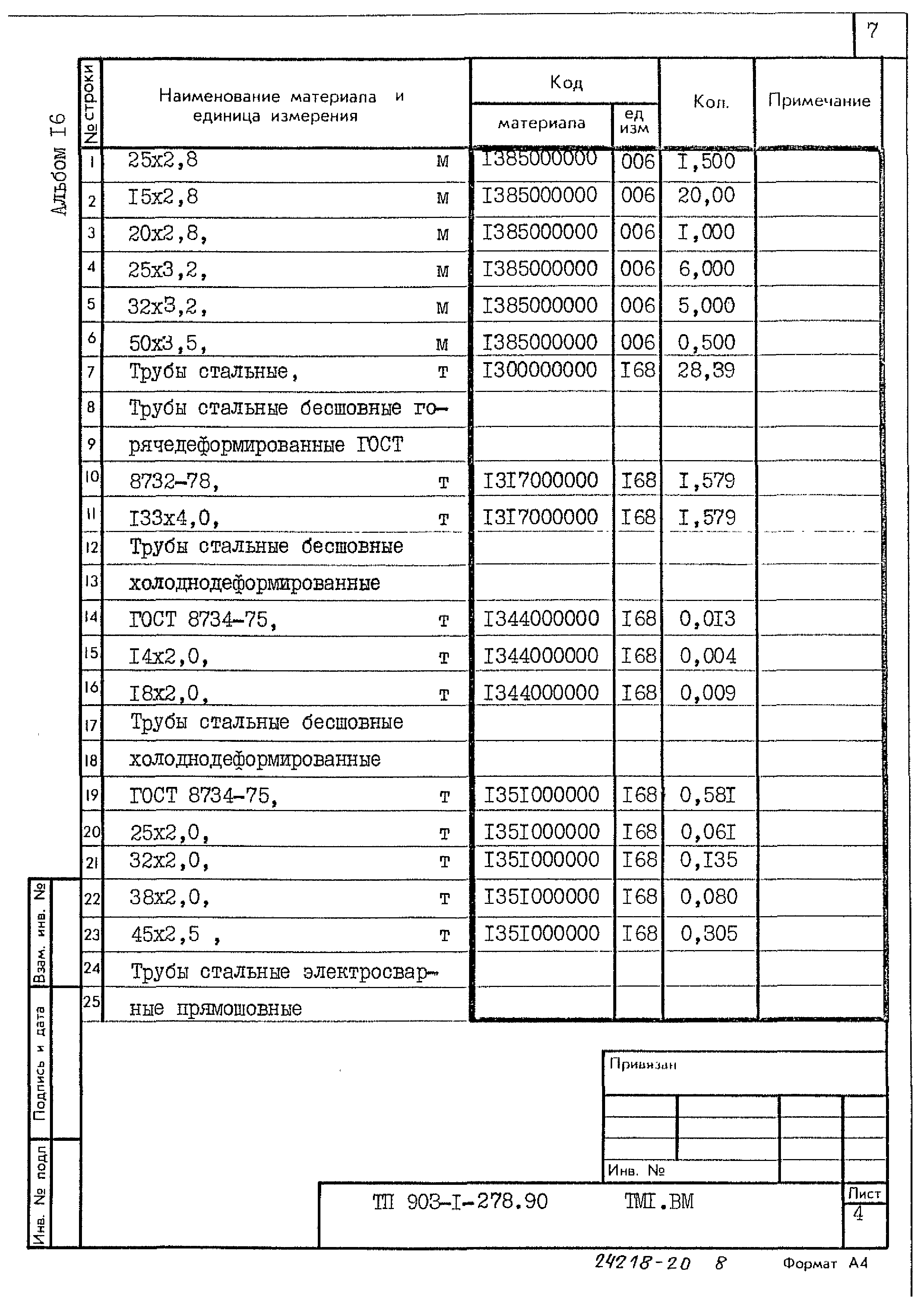 Типовой проект 903-1-278.90