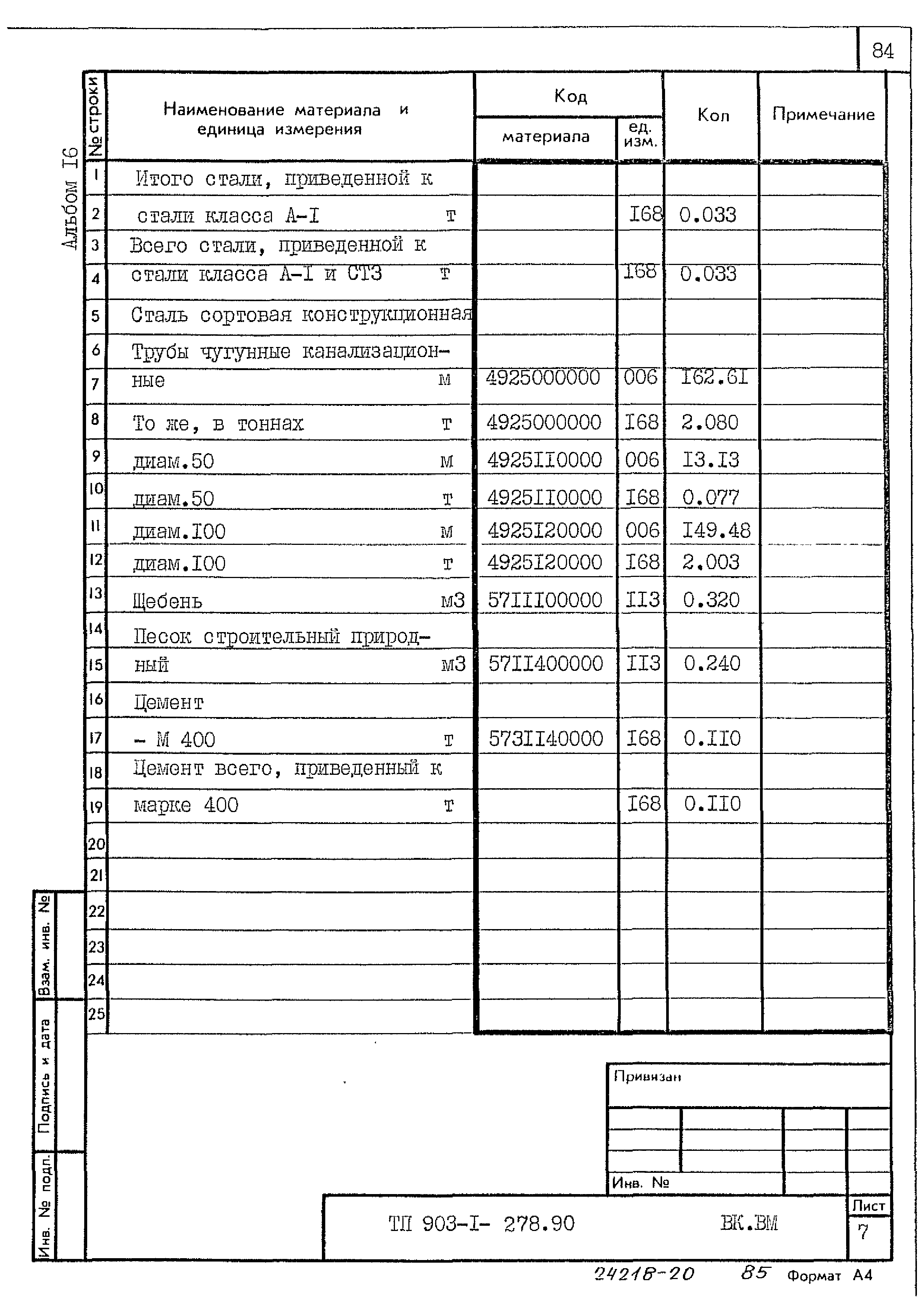 Типовой проект 903-1-278.90