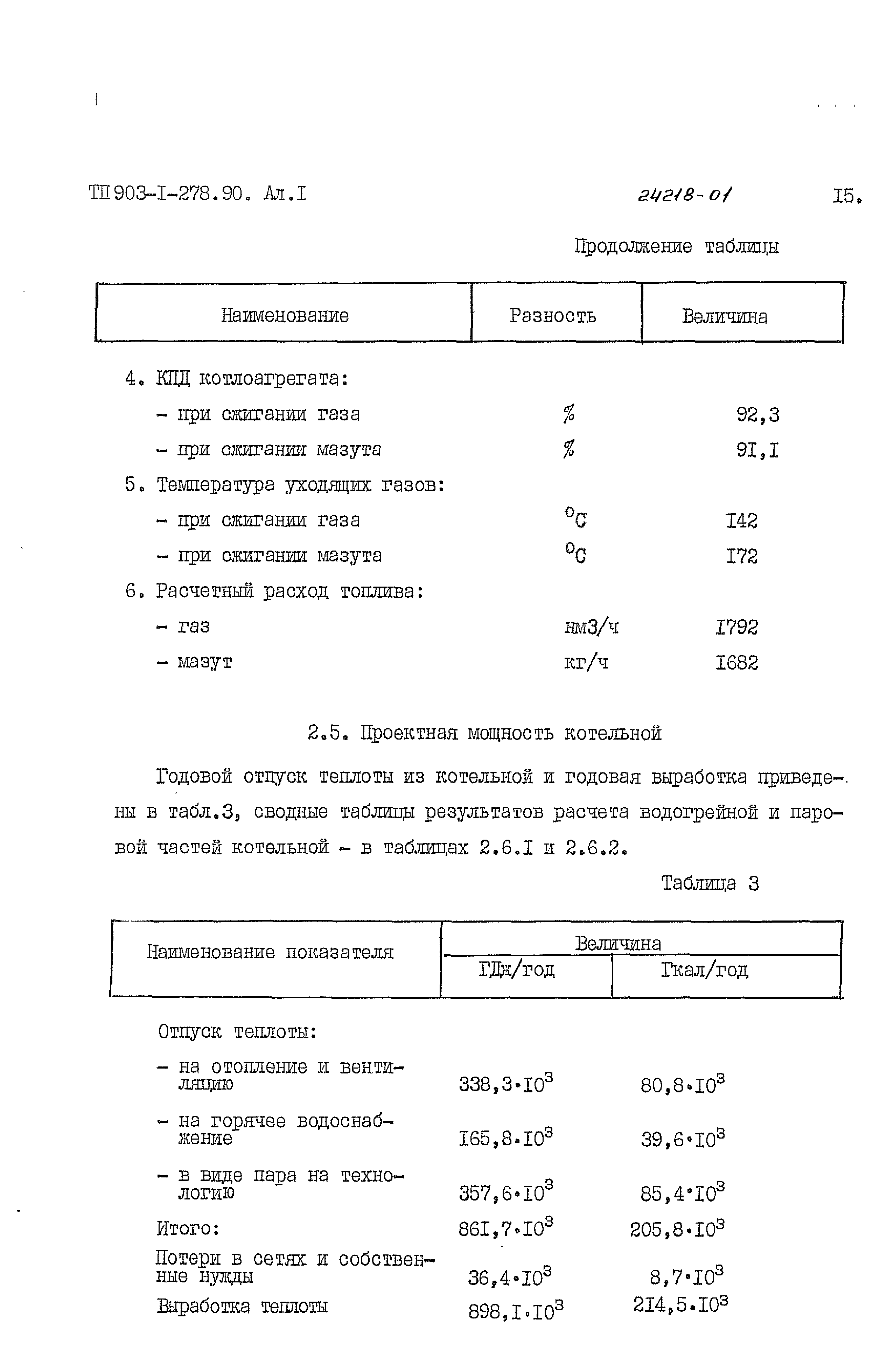 Типовой проект 903-1-278.90