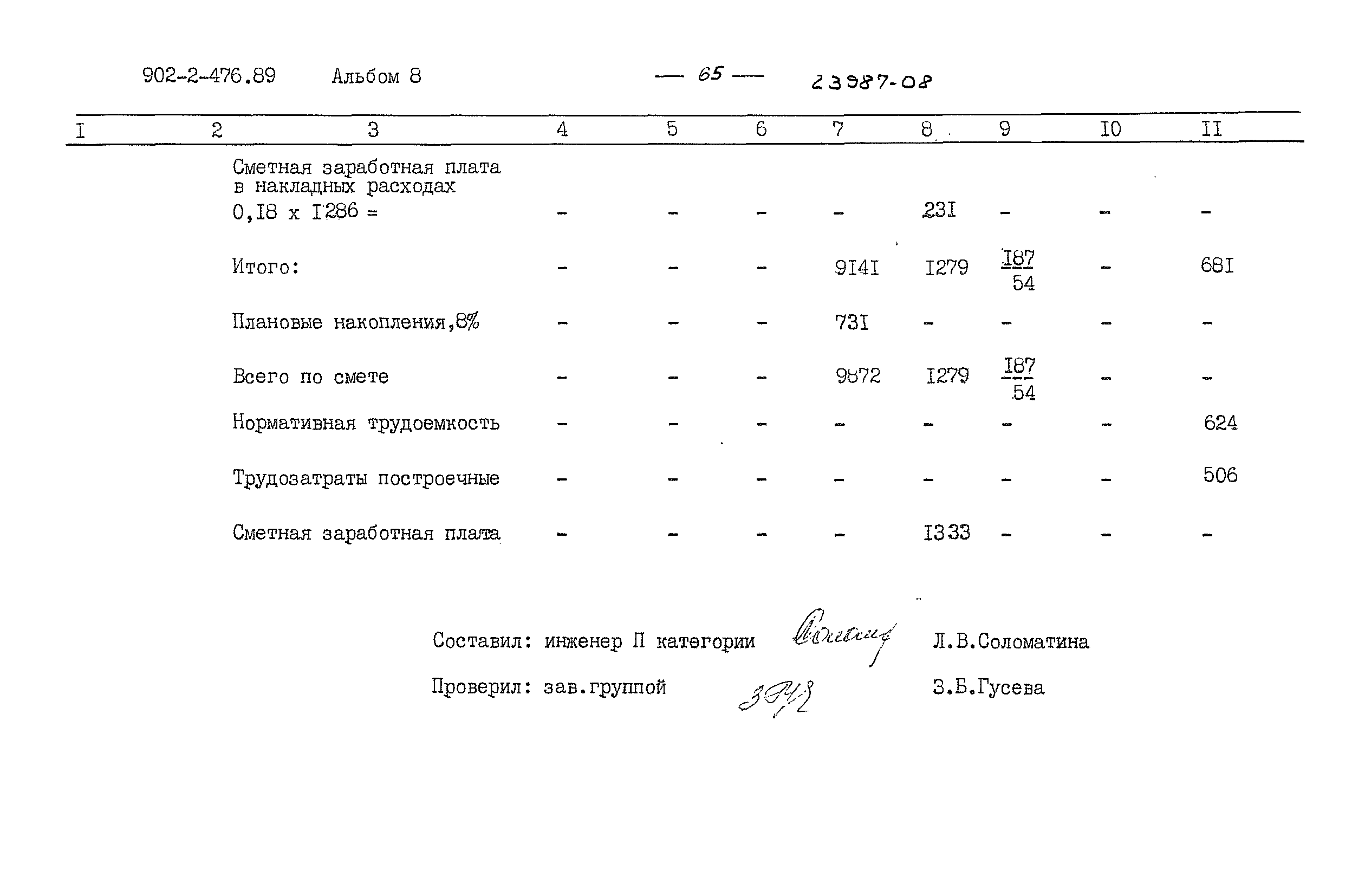 Типовой проект 902-2-476.89