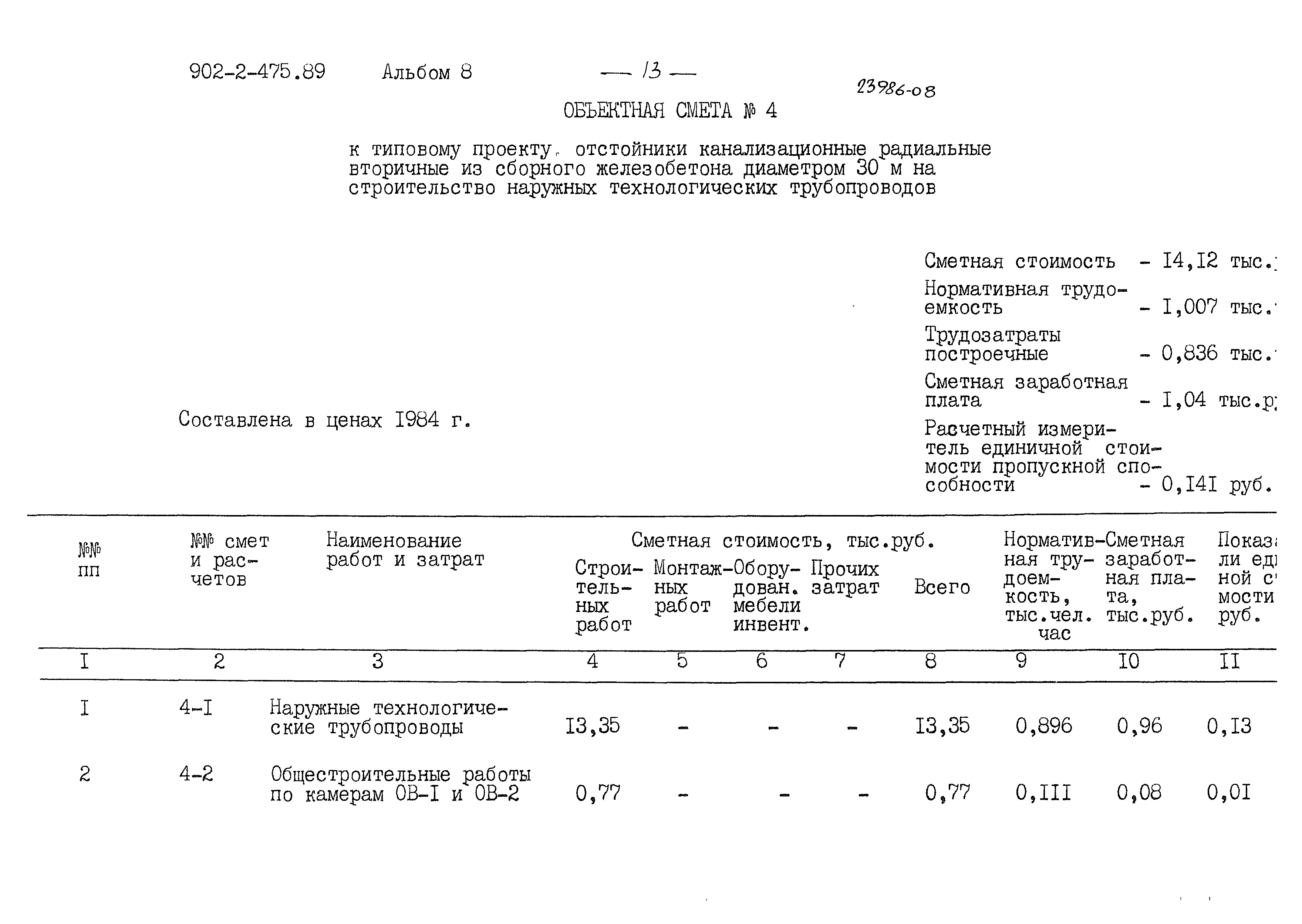 Типовой проект 902-2-475.89