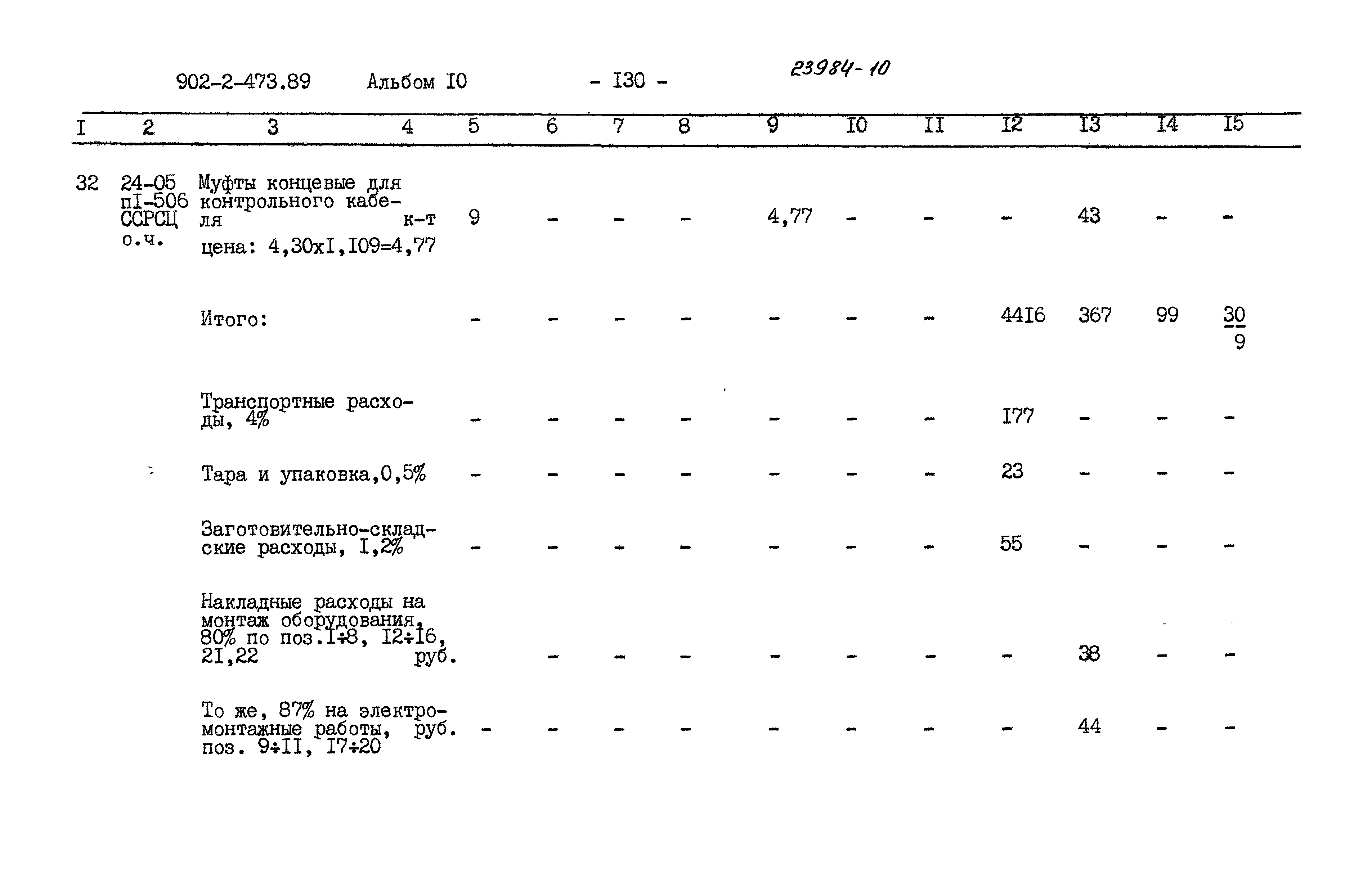 Типовой проект 902-2-473.89