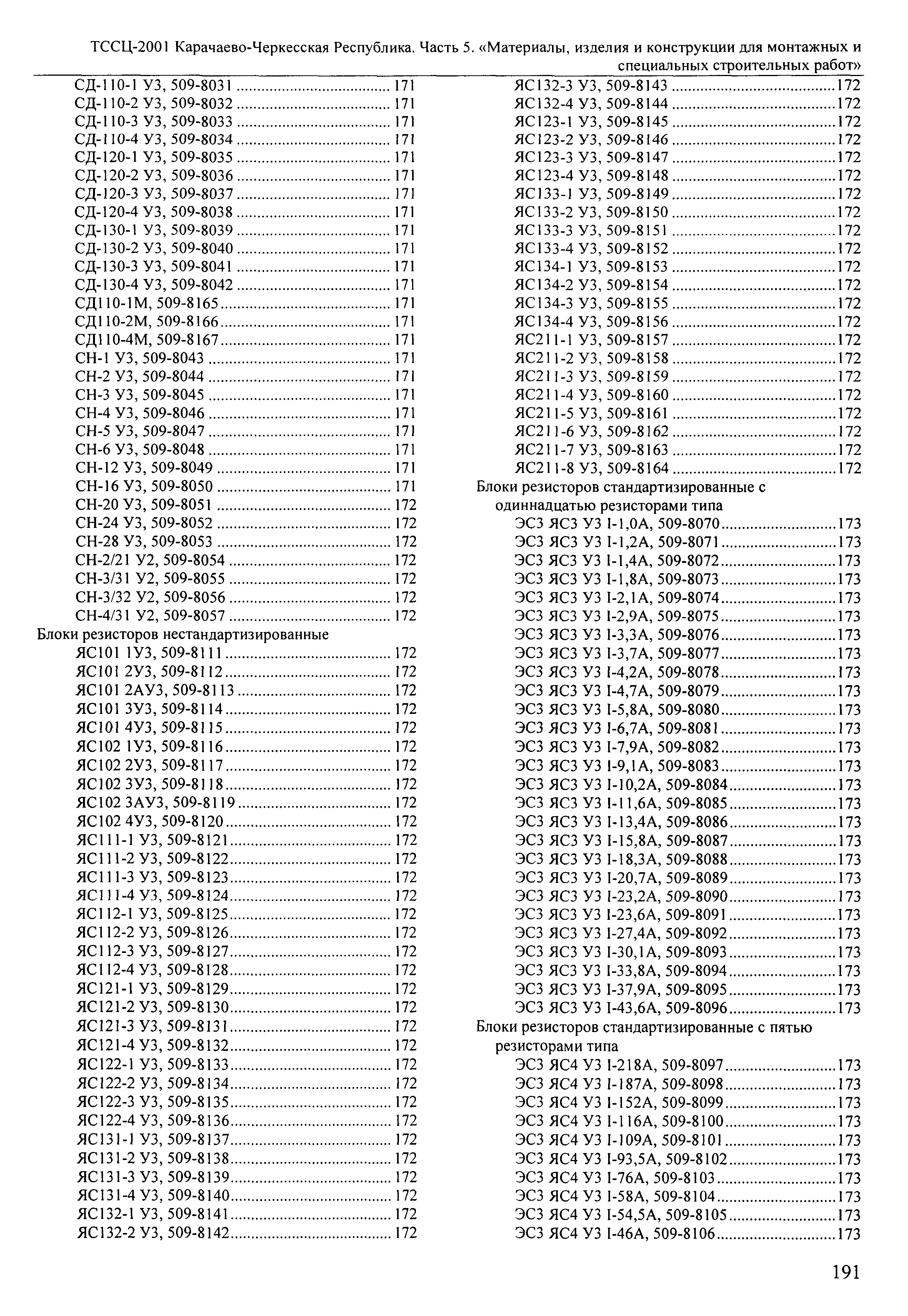 ТССЦ Карачаево-Черкесская Республика 05-2001