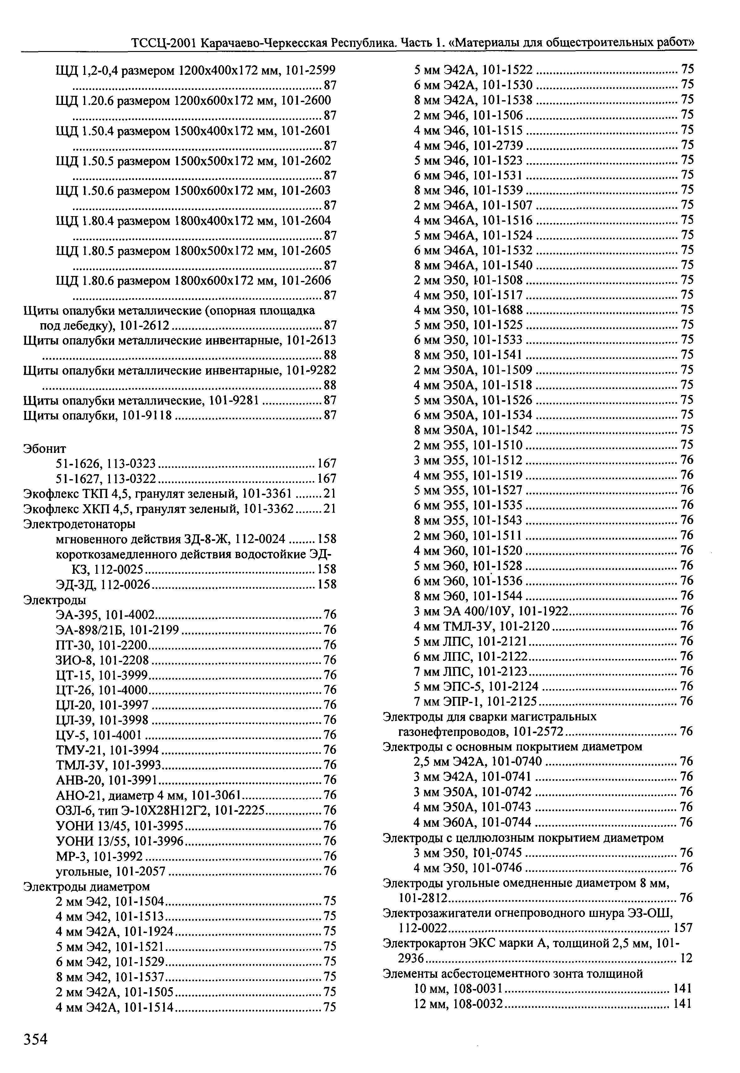 ТССЦ Карачаево-Черкесская Республика 01-2001