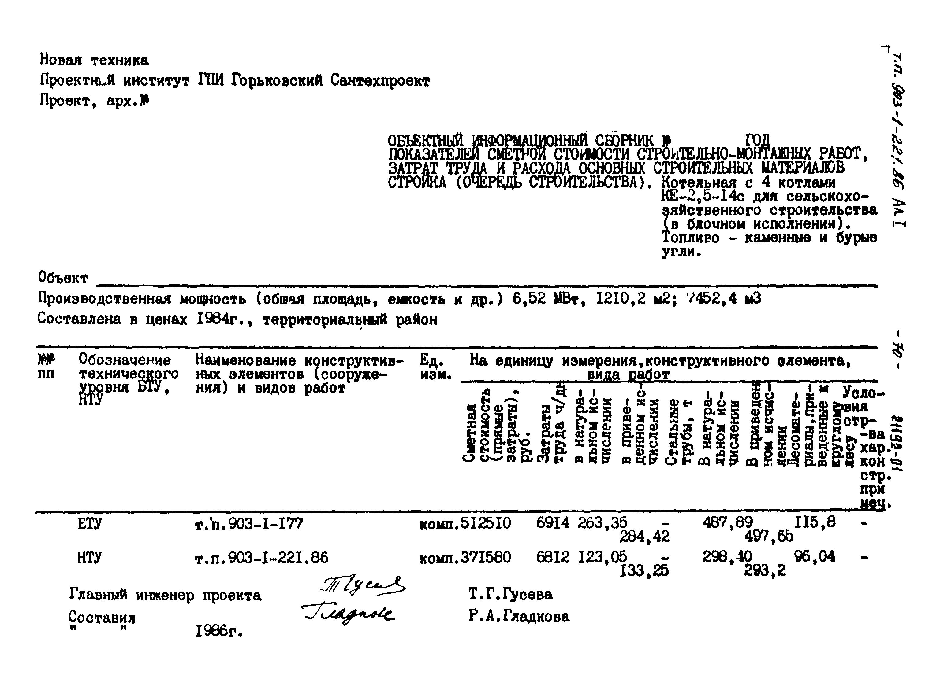 Типовой проект 903-1-221.86