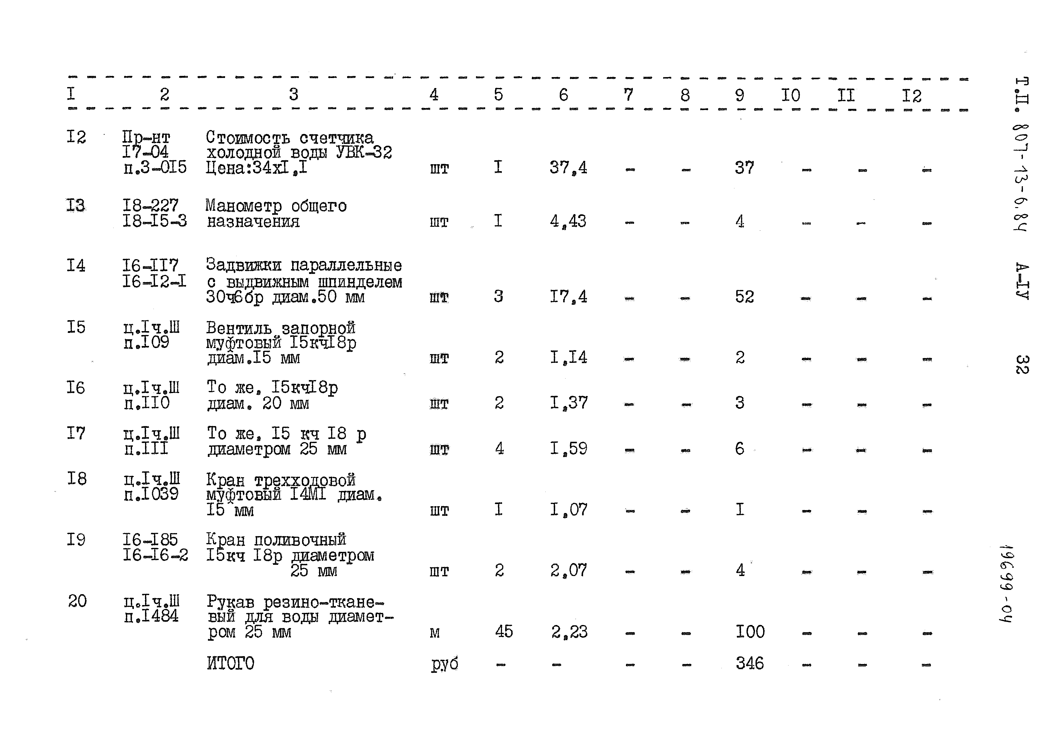 Типовой проект 807-13-6.84