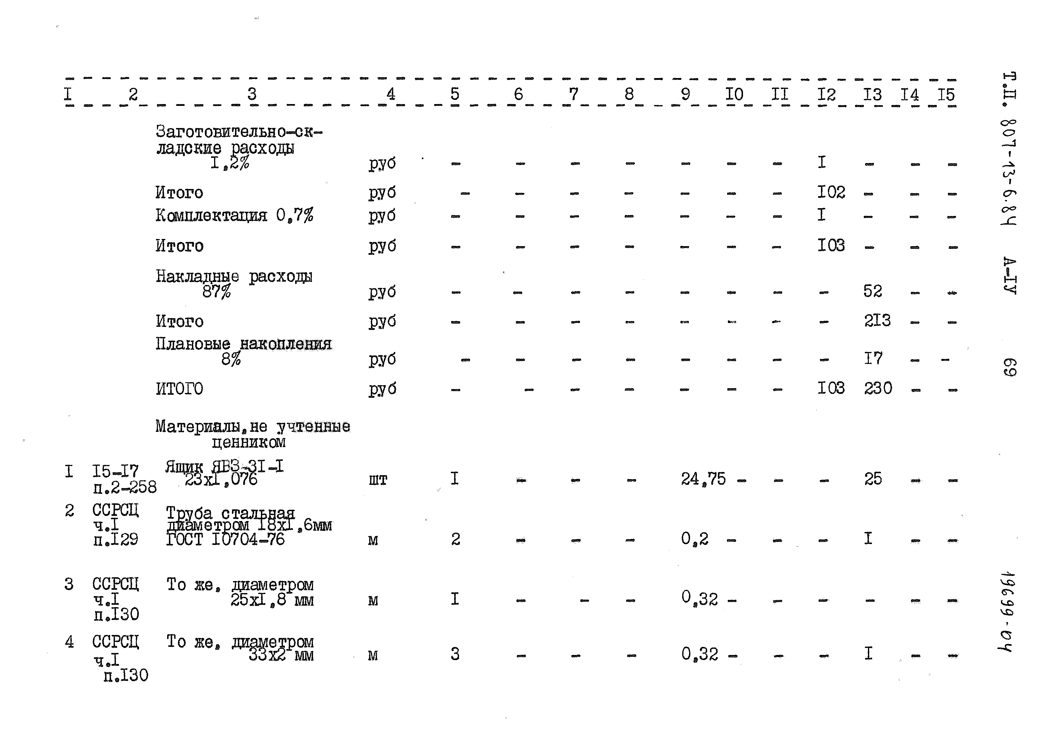 Типовой проект 807-13-6.84