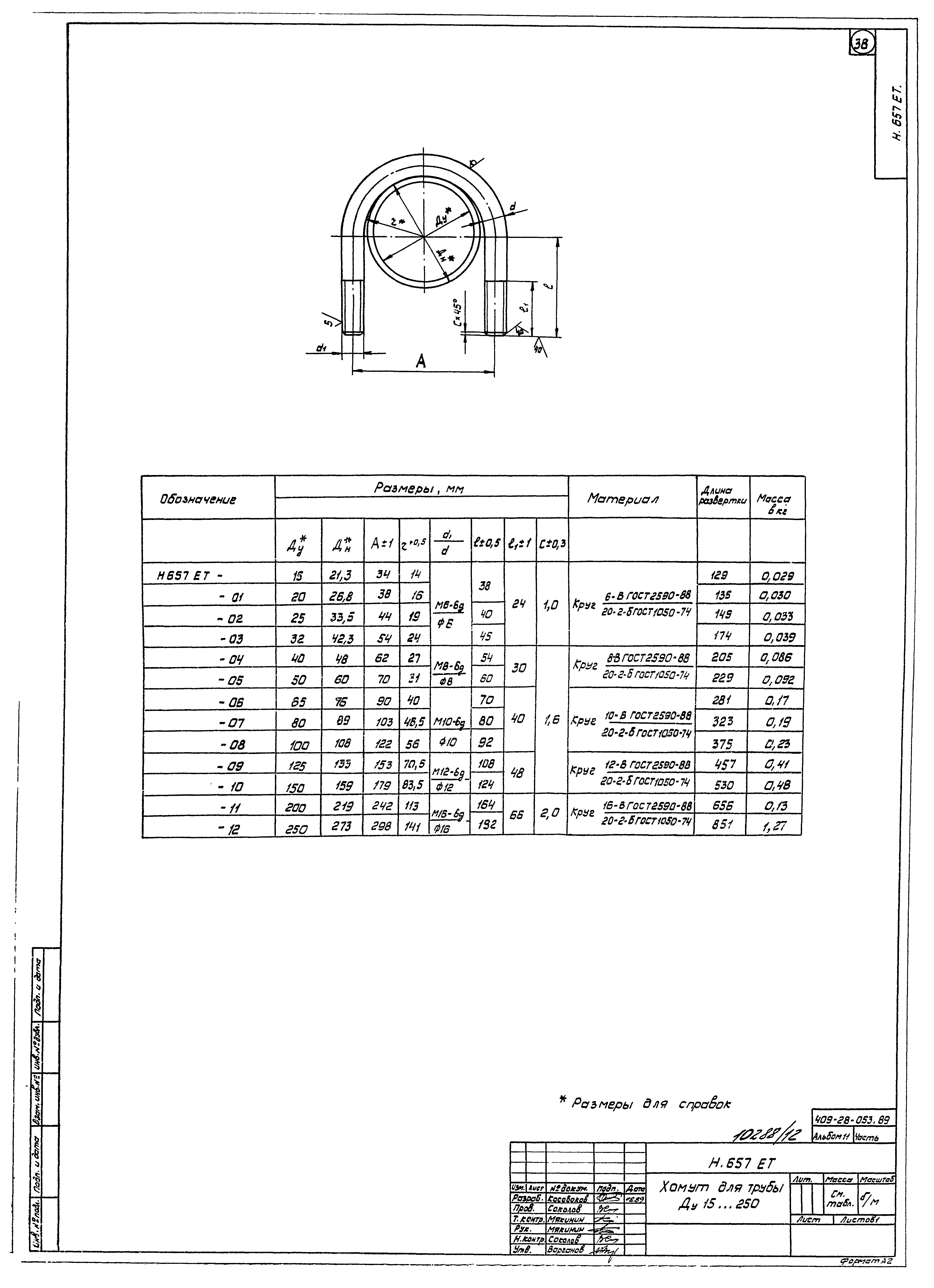 Типовые проектные решения 409-28-053.89