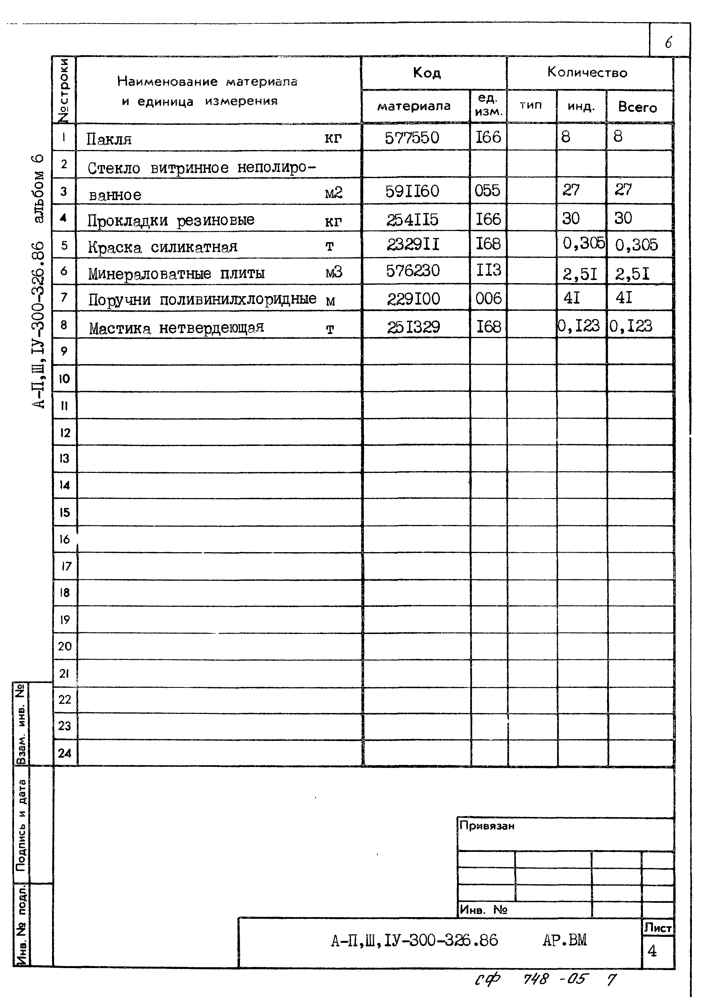 Типовой проект А-II,III,IV-300-326.86