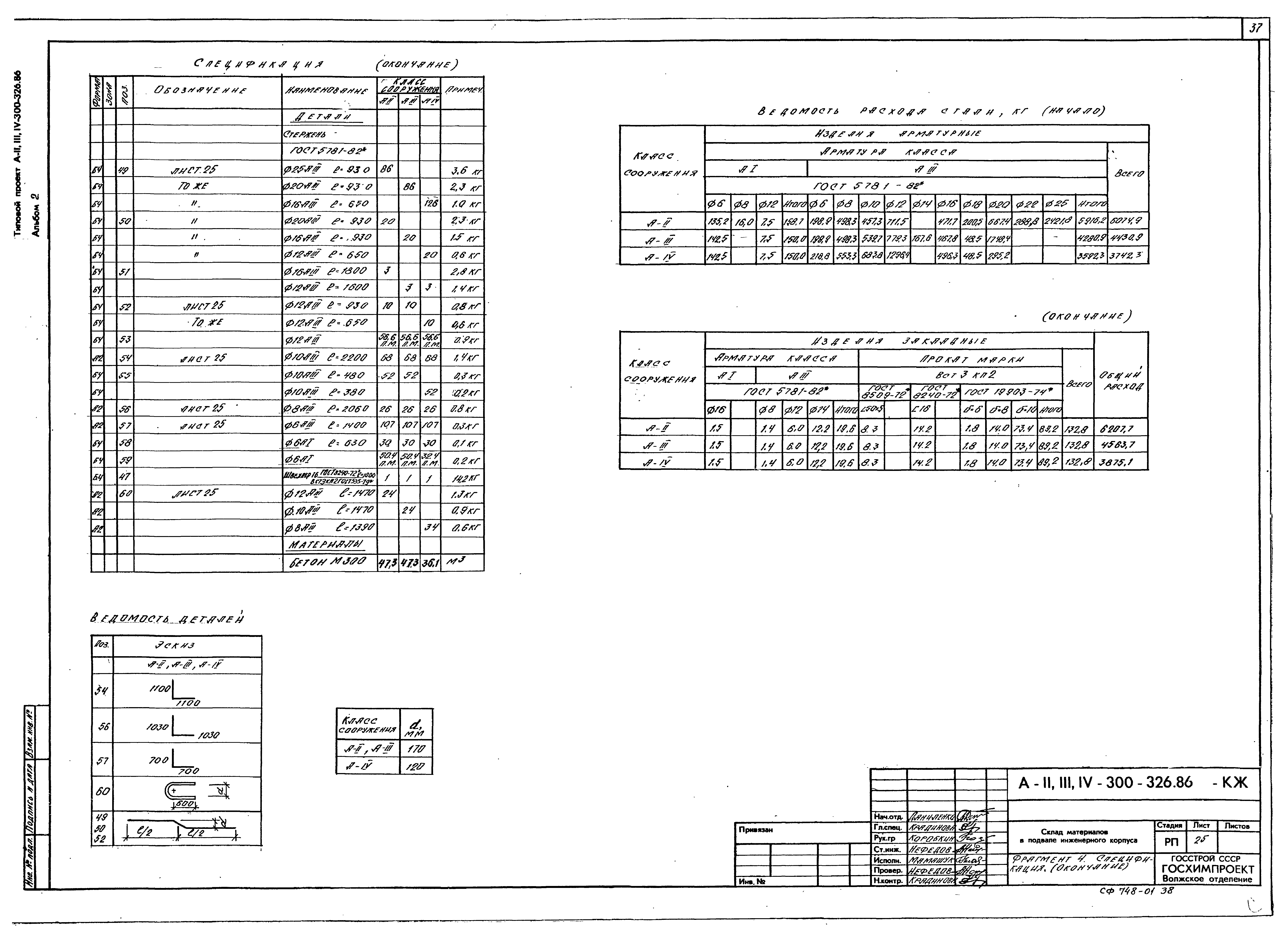 Типовой проект А-II,III,IV-300-326.86