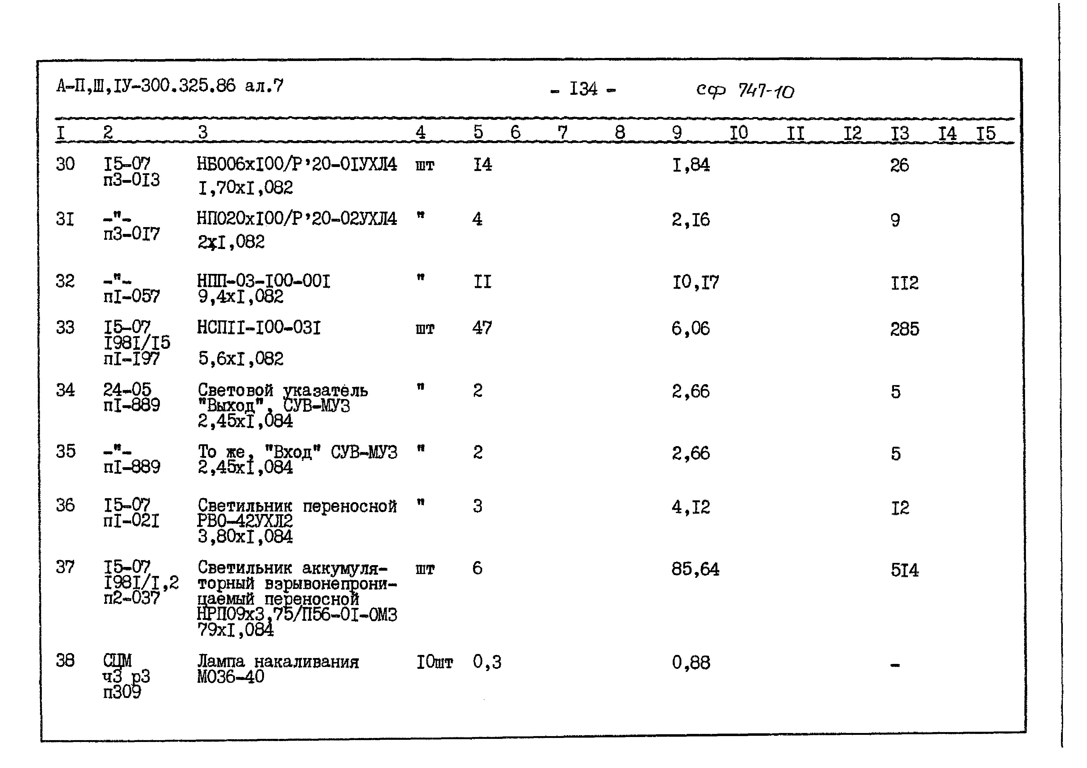 Типовой проект А-II,III,IV-300-325.86