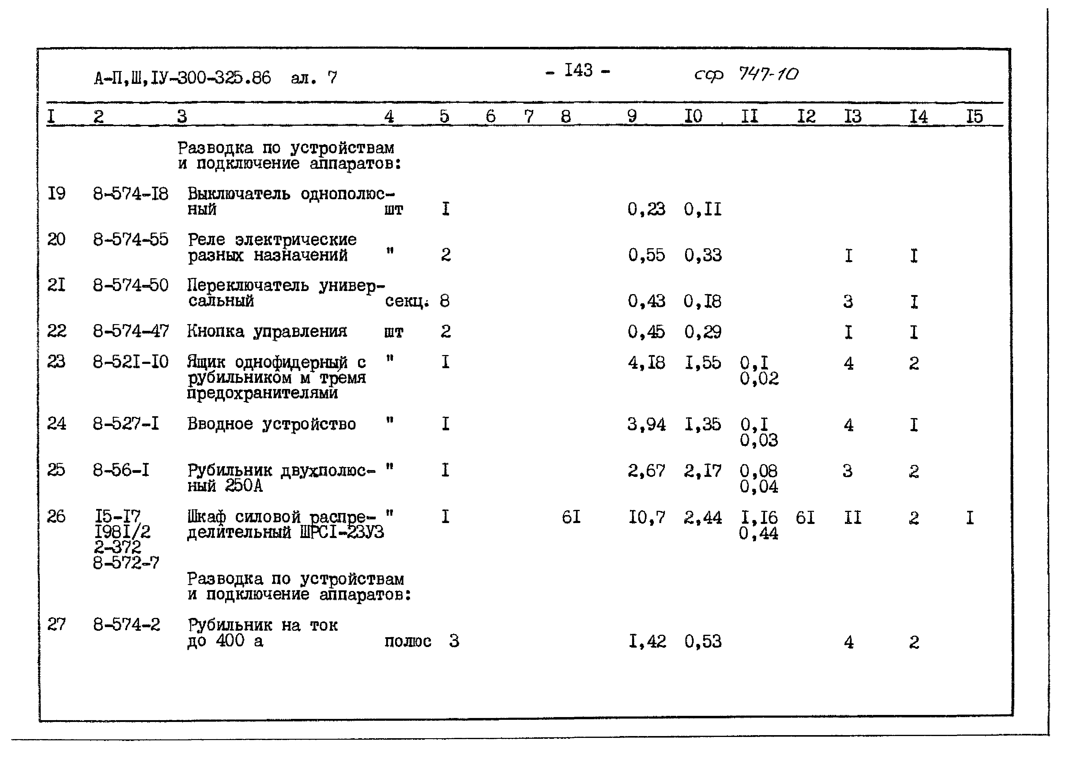 Типовой проект А-II,III,IV-300-325.86