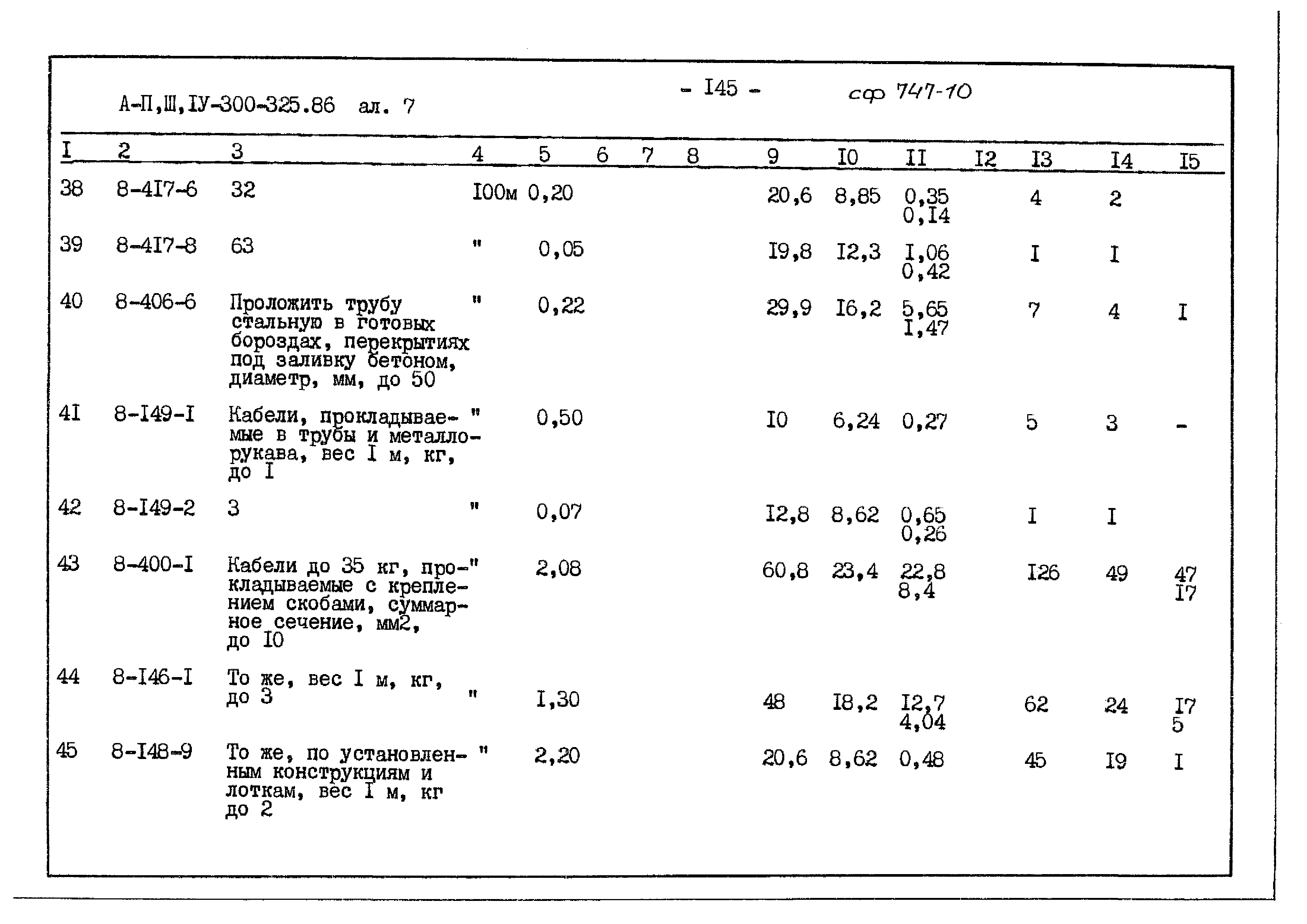 Типовой проект А-II,III,IV-300-325.86