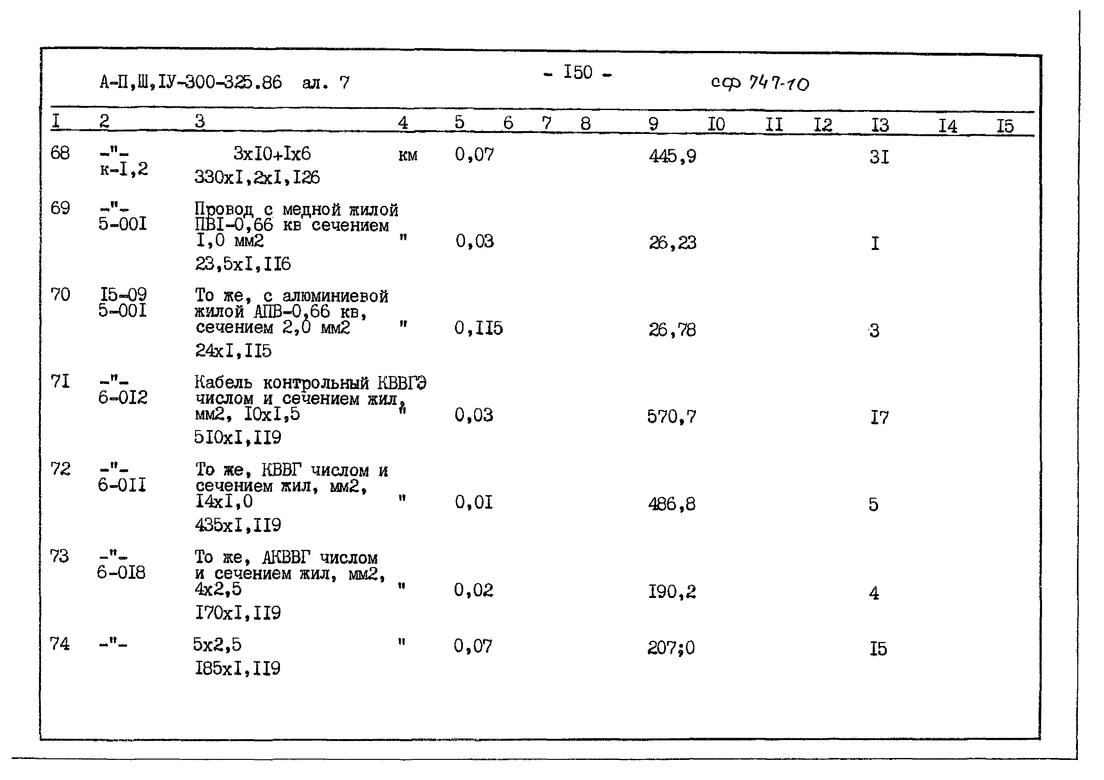 Типовой проект А-II,III,IV-300-325.86