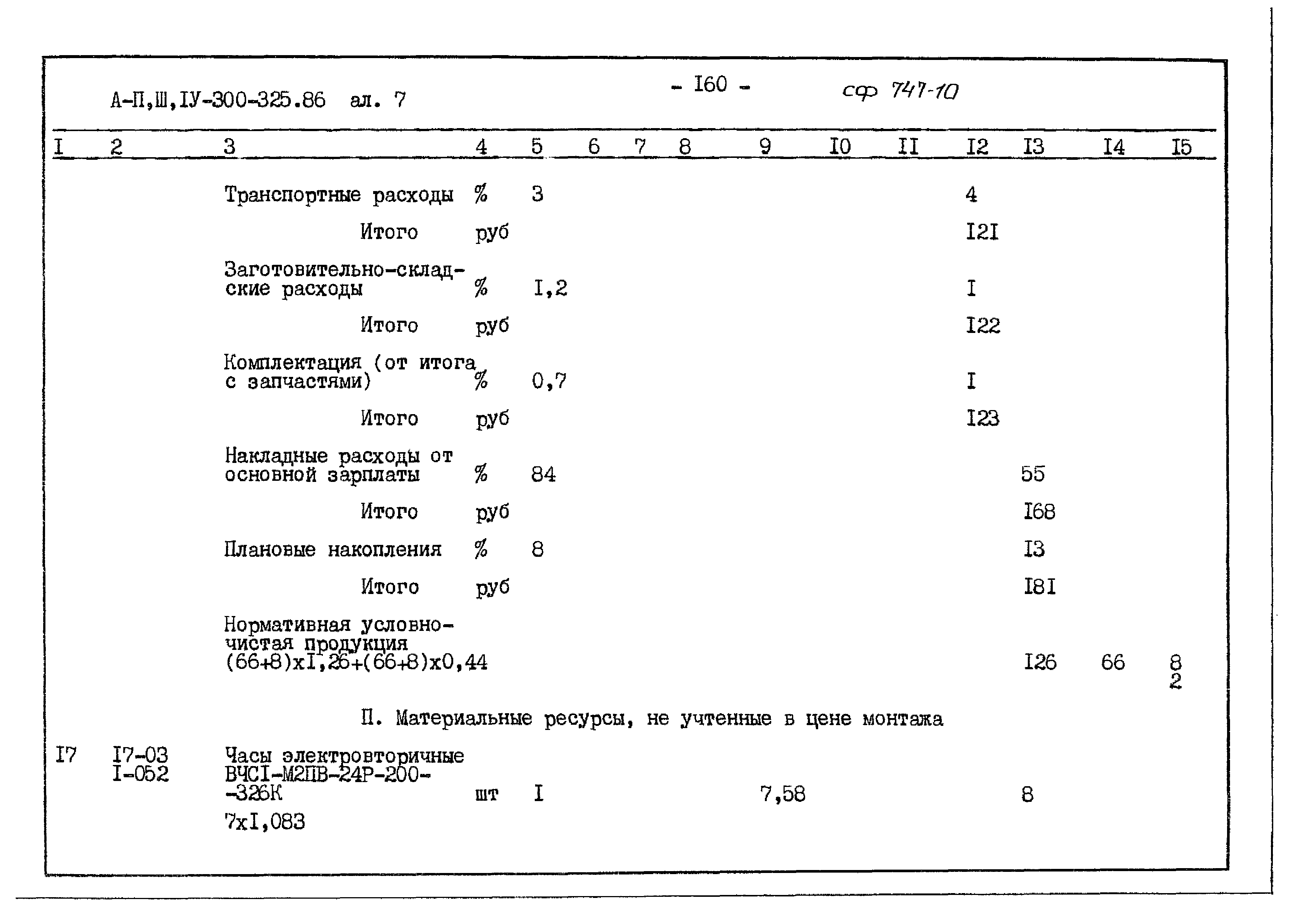 Типовой проект А-II,III,IV-300-325.86