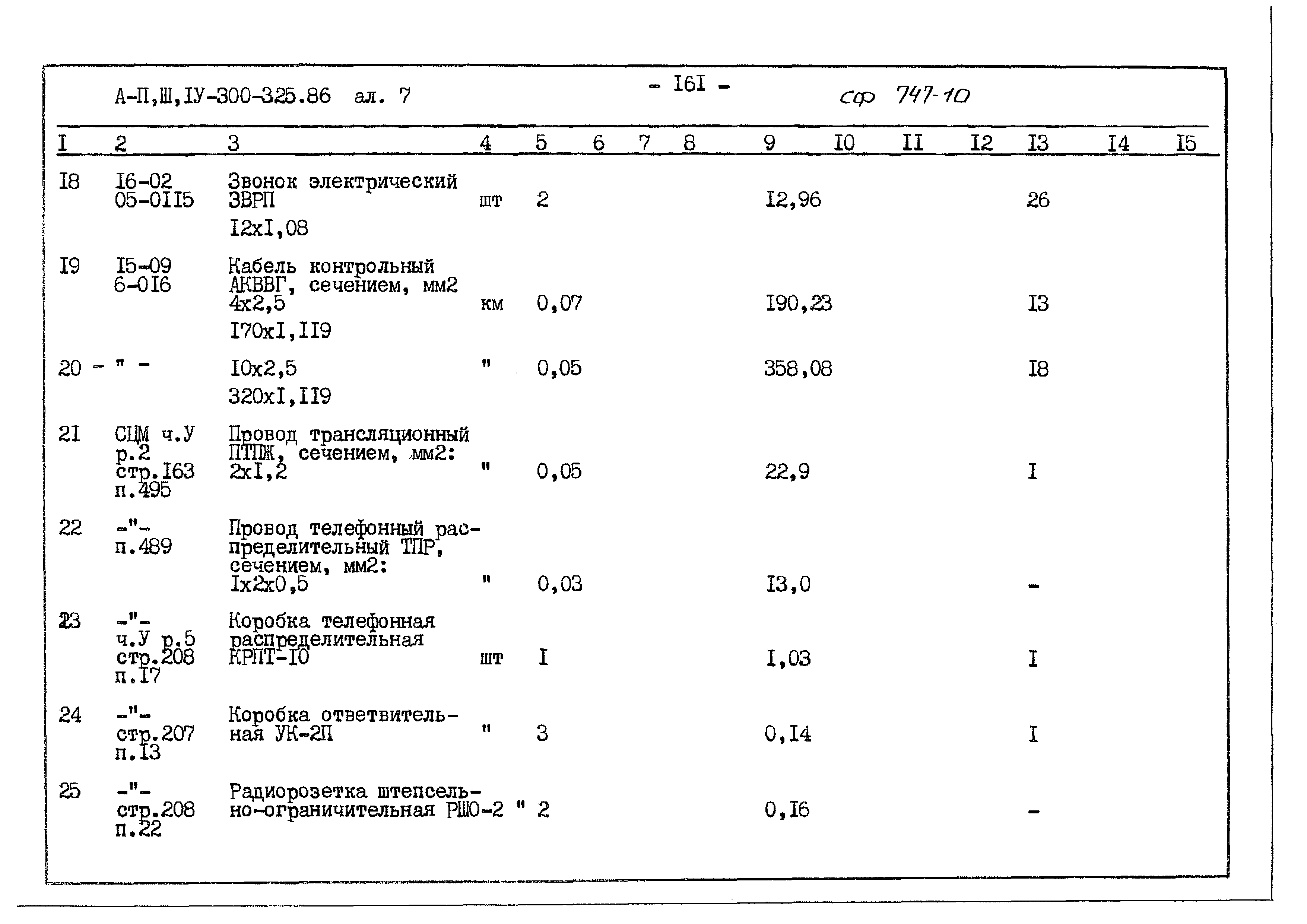 Типовой проект А-II,III,IV-300-325.86