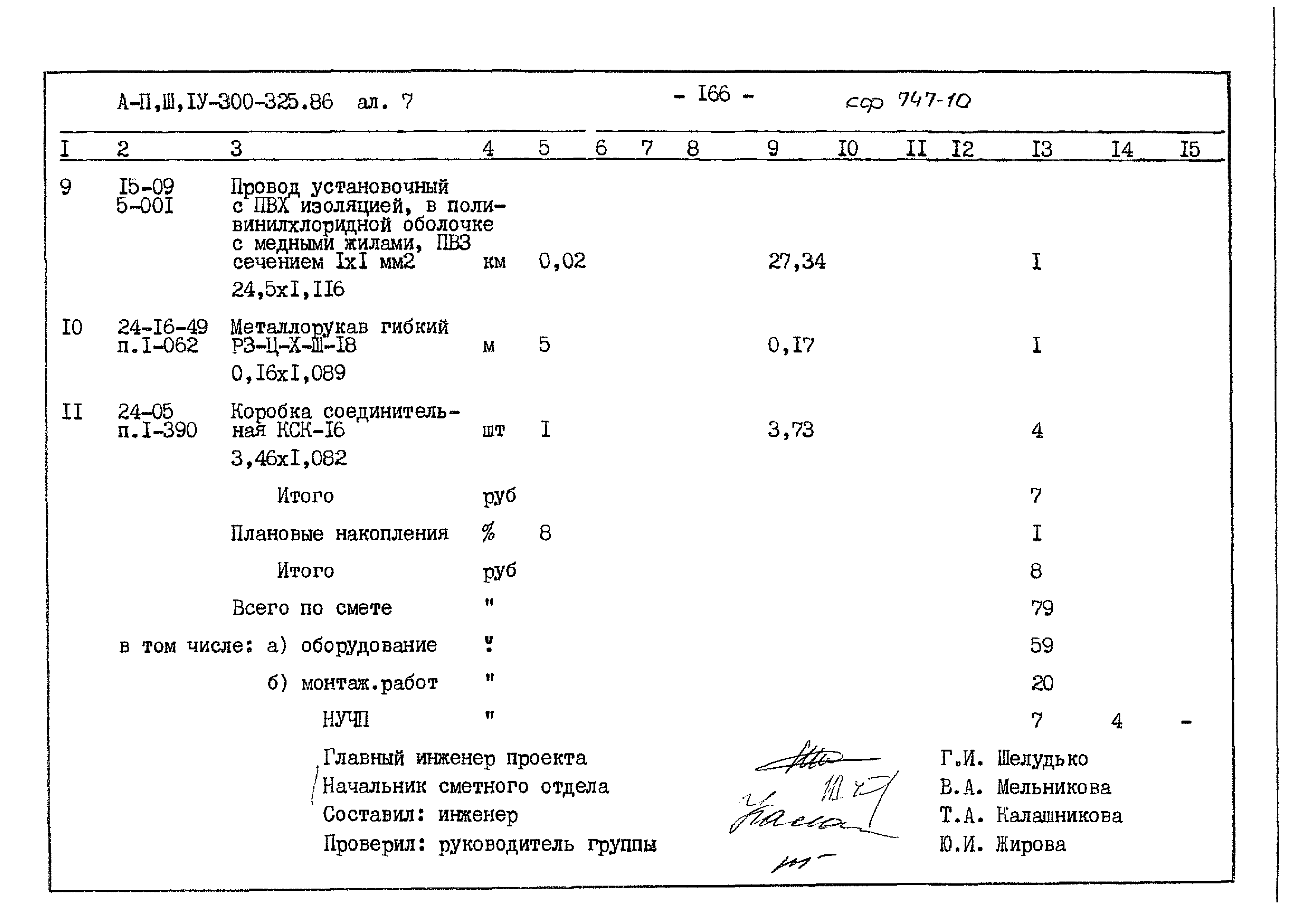 Типовой проект А-II,III,IV-300-325.86