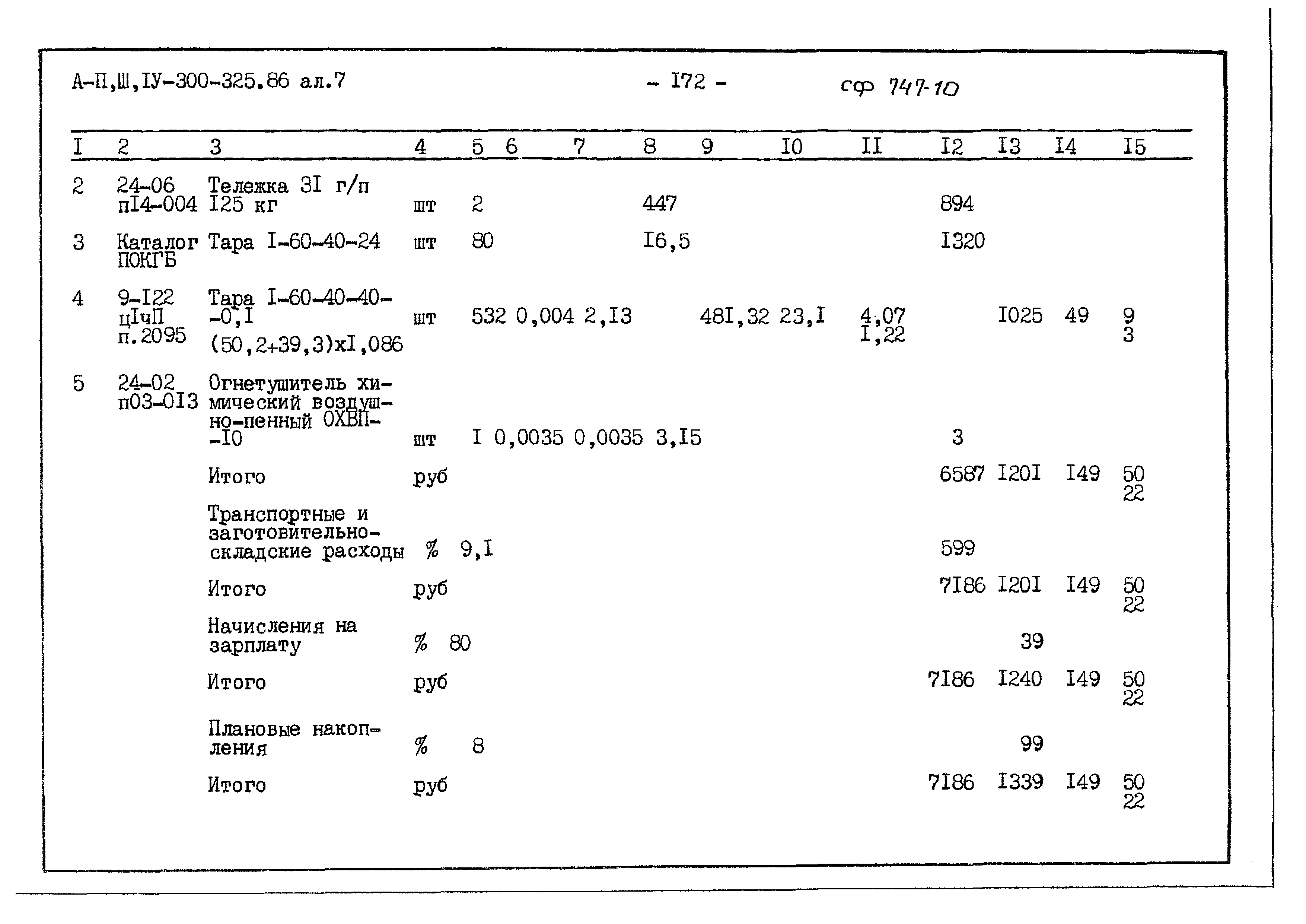 Типовой проект А-II,III,IV-300-325.86