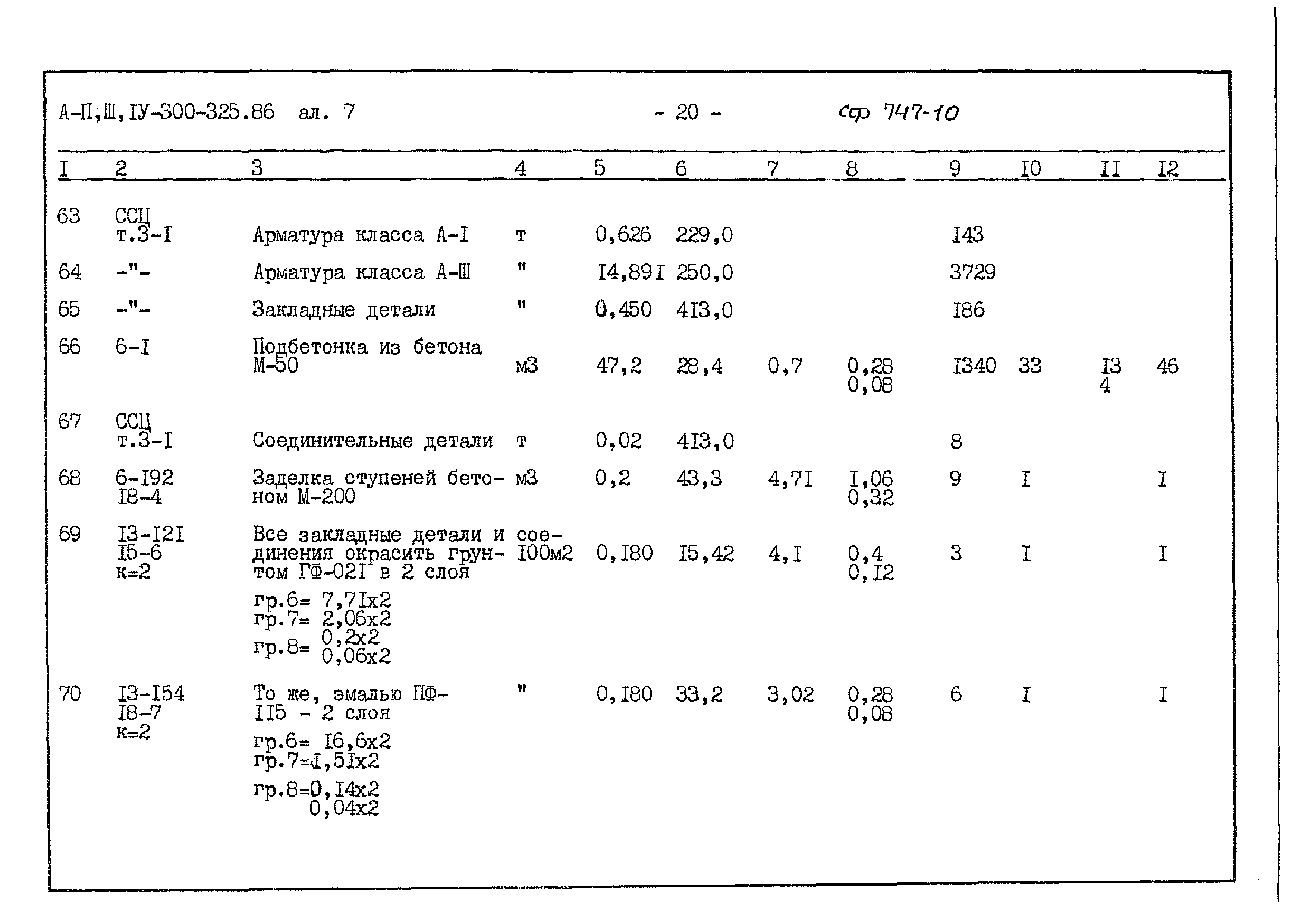 Типовой проект А-II,III,IV-300-325.86