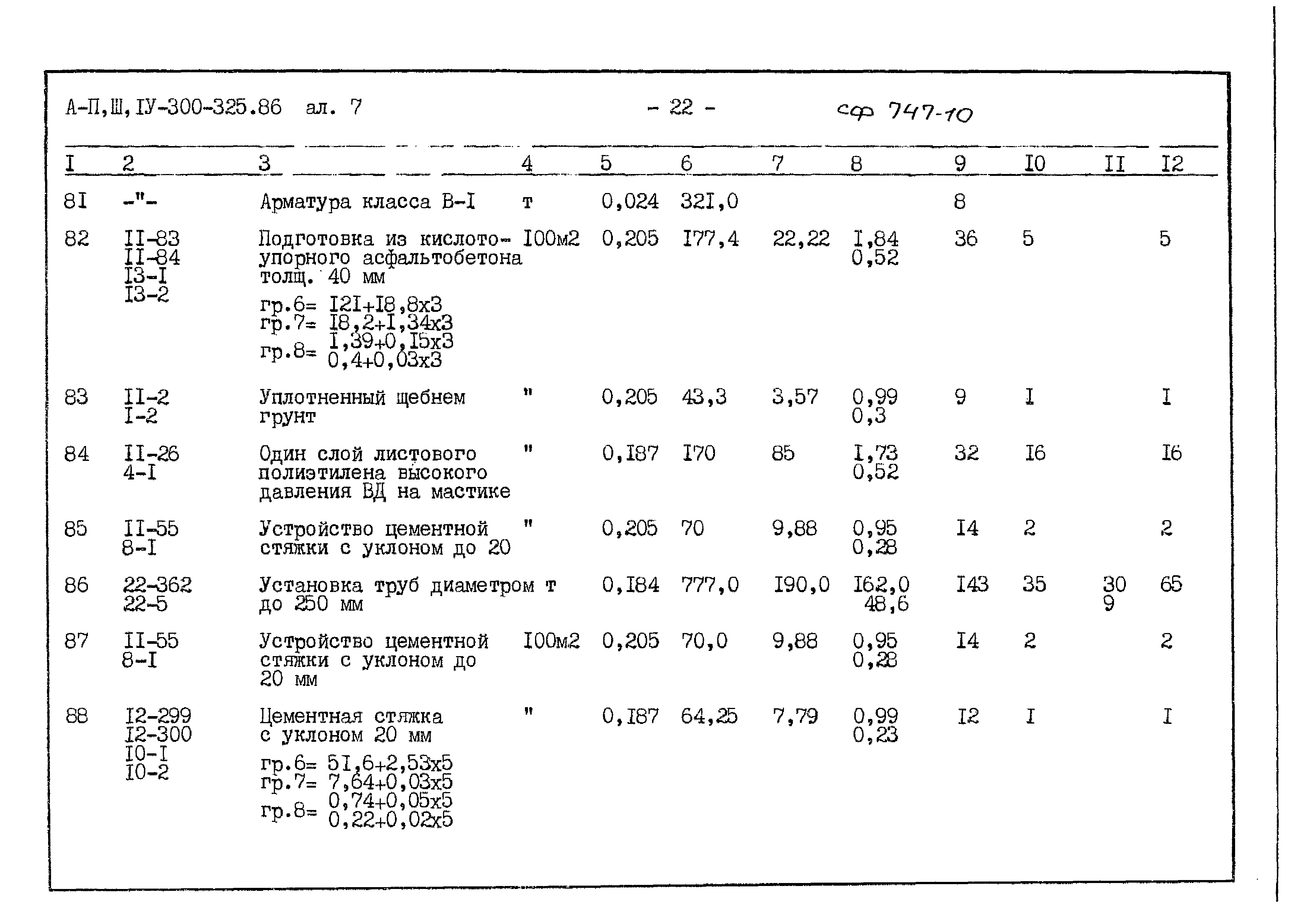 Типовой проект А-II,III,IV-300-325.86