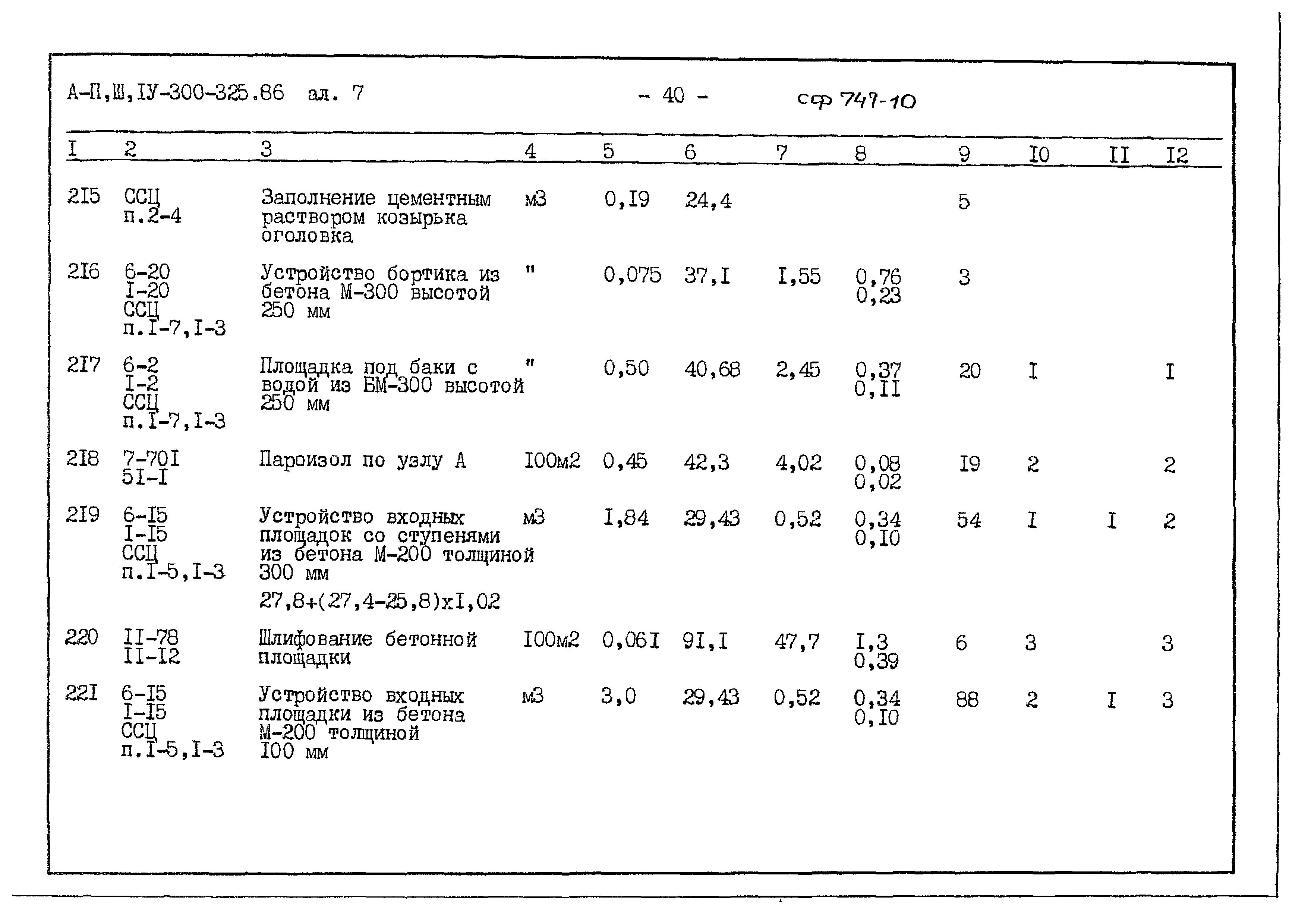 Типовой проект А-II,III,IV-300-325.86